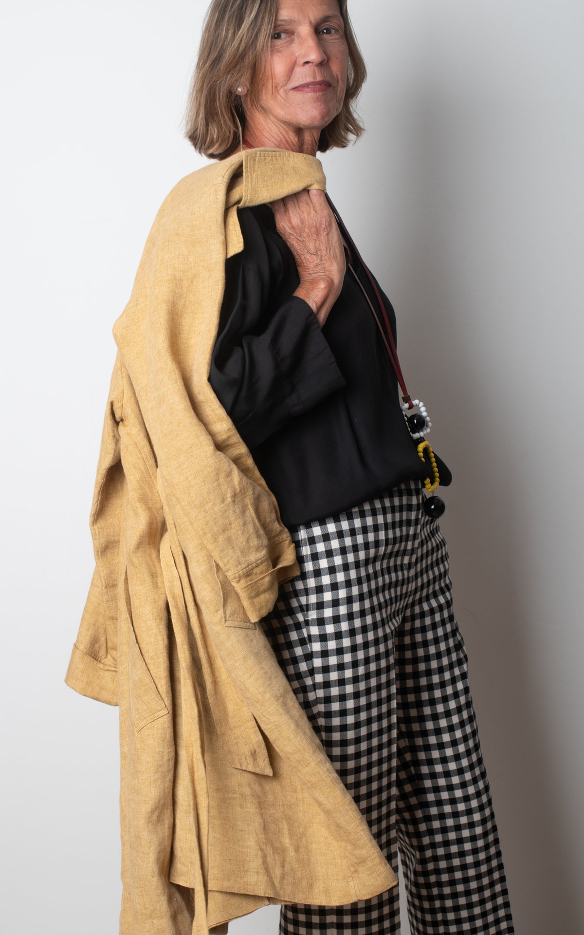 Gabardina de lino
