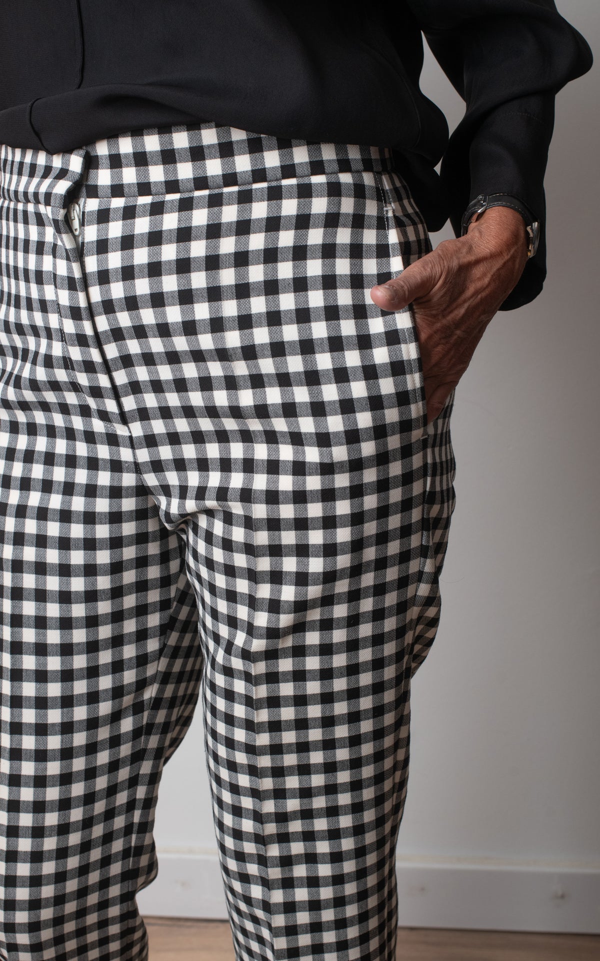 Pantalones de cuadros