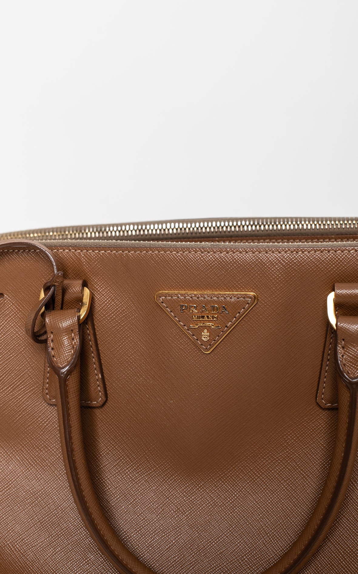 Bolso camel de piel
