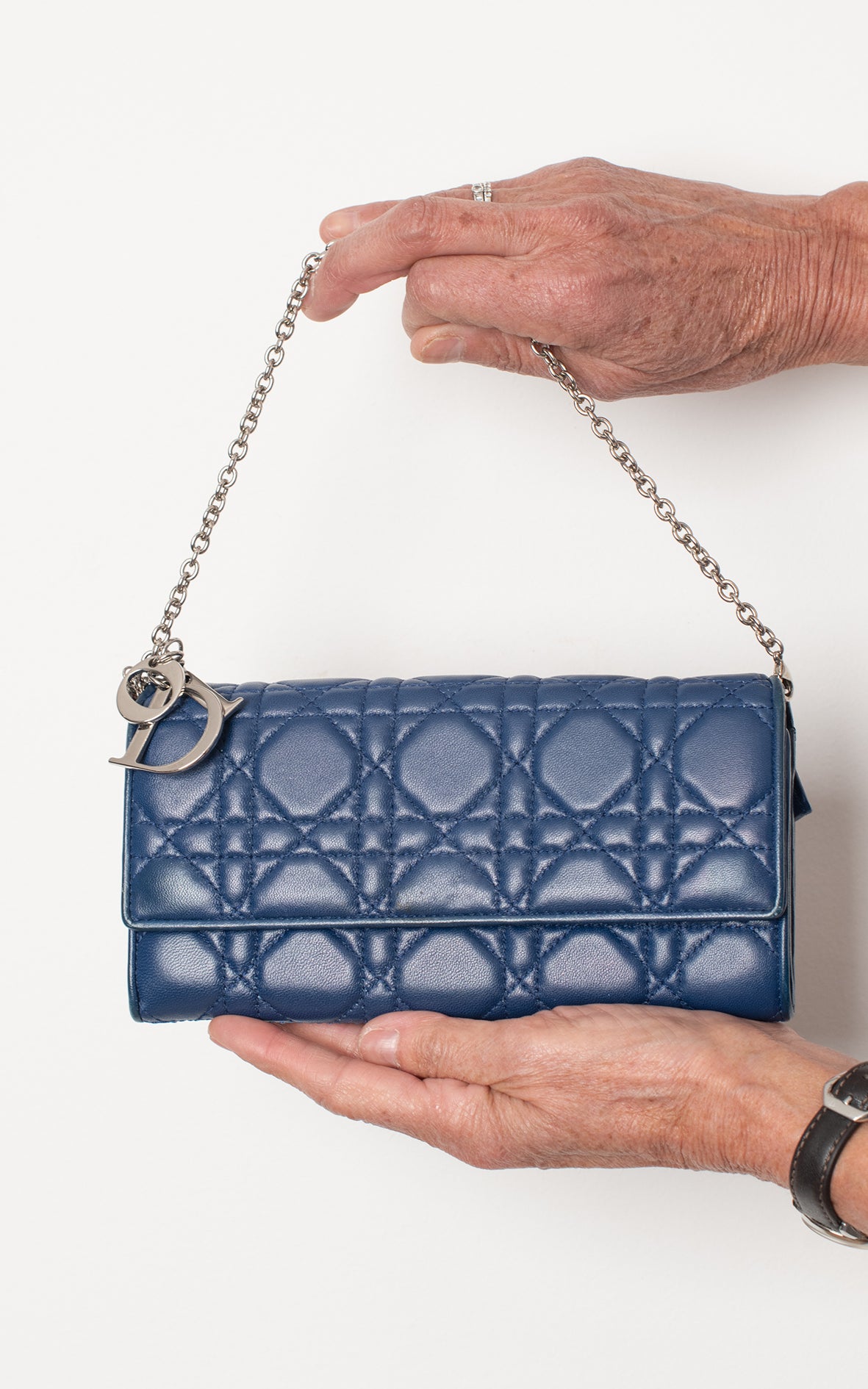 Mini bolso acolchado Cannage