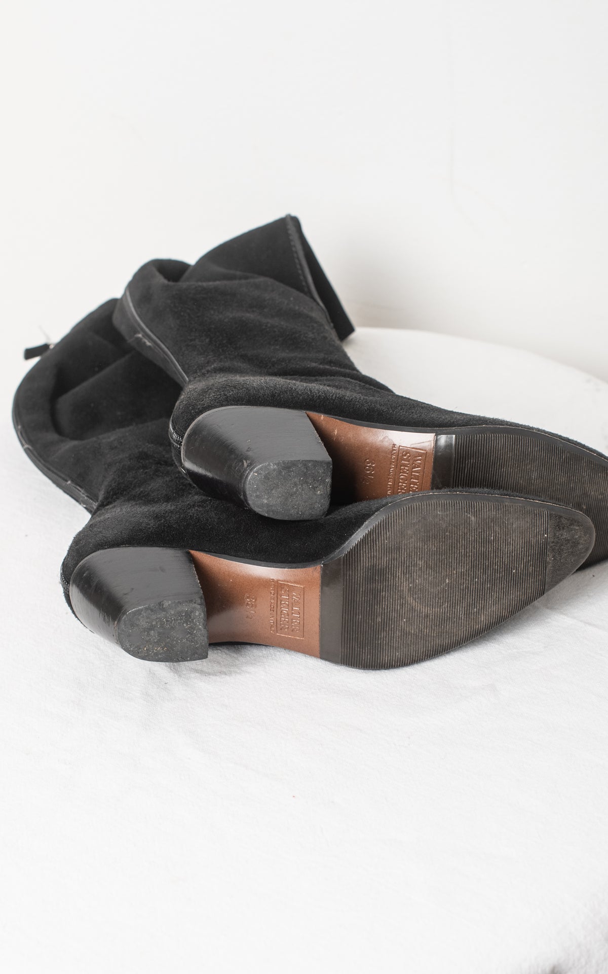 Botas altas de ante