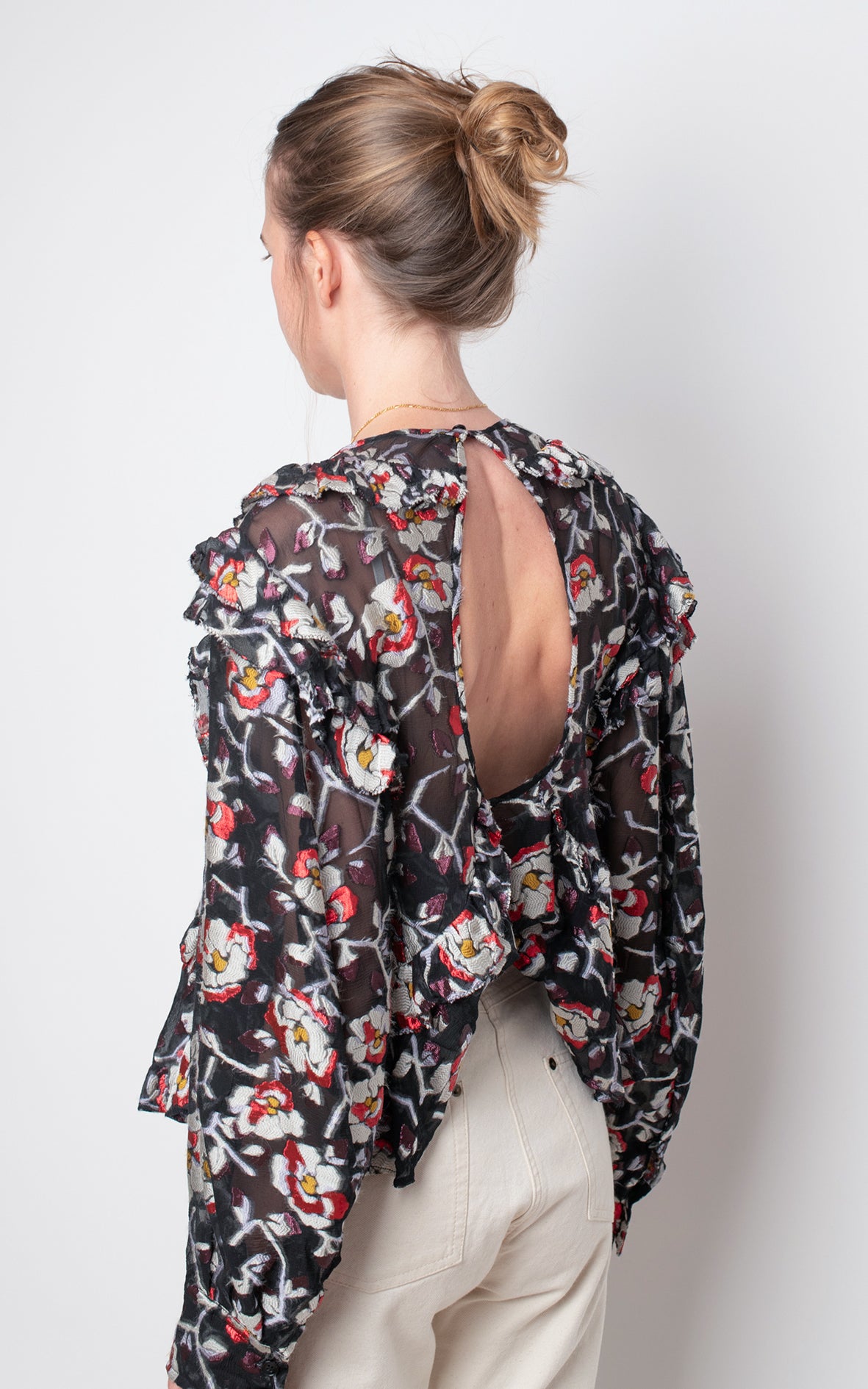 Camisa espalda abierta