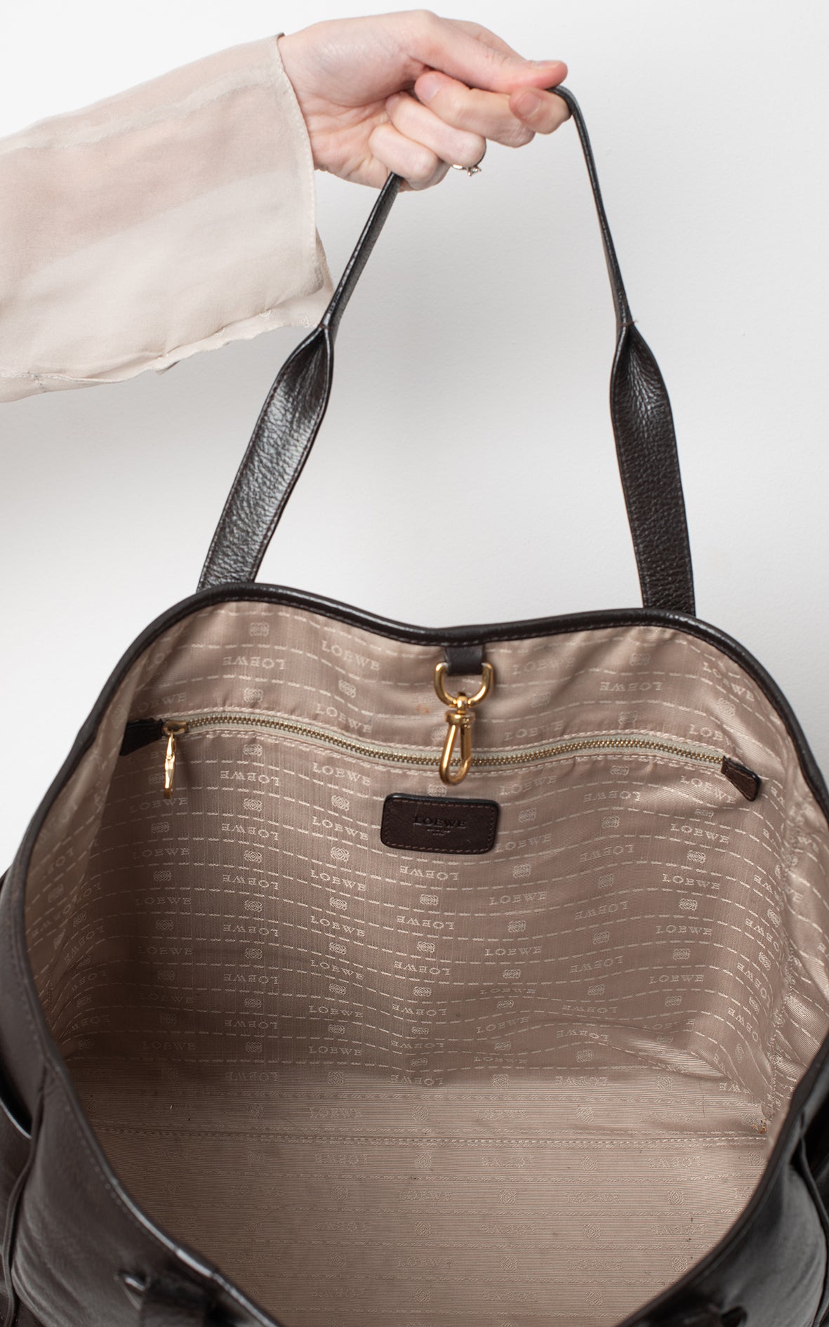 Bolso heritage marrón chocolate