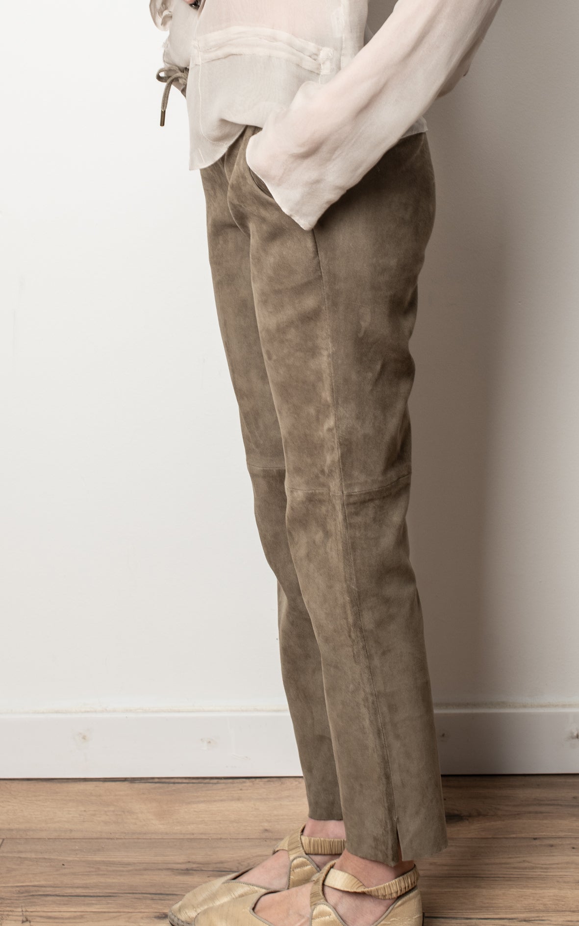 Pantalones de ante