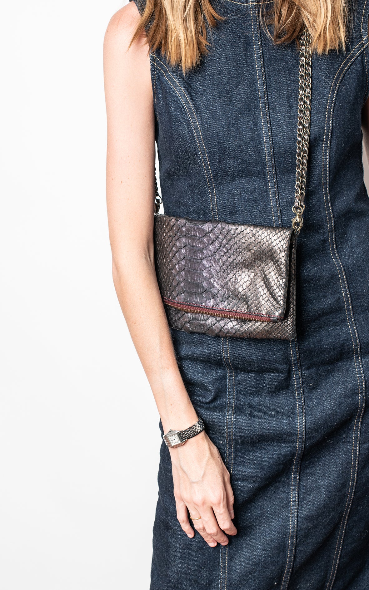 Bolso piel serpiente