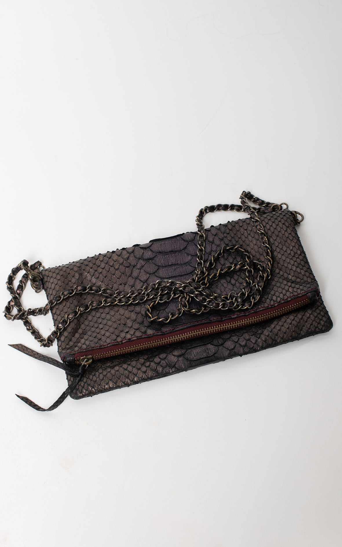 Bolso piel serpiente