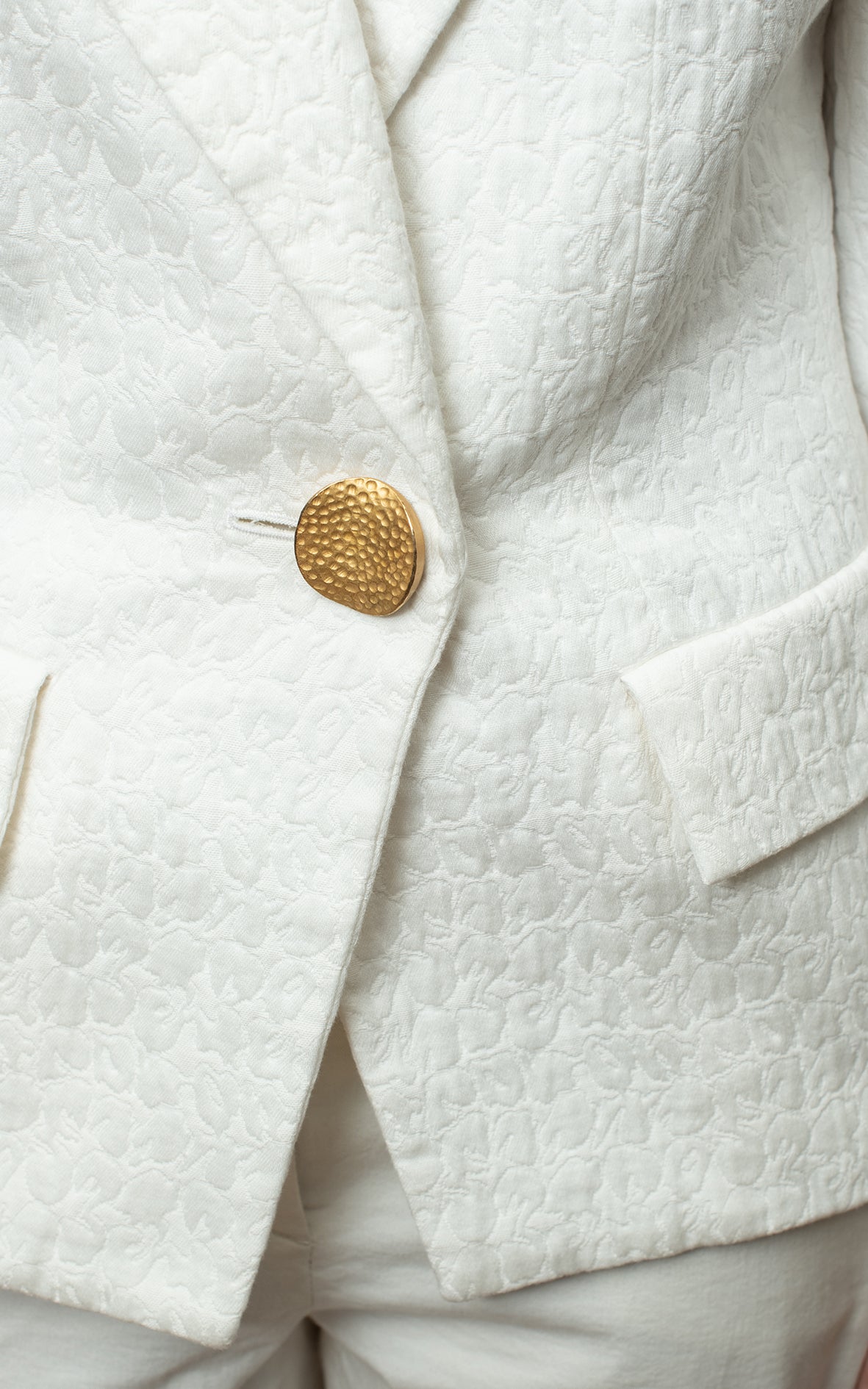 Traje de chaqueta blanco