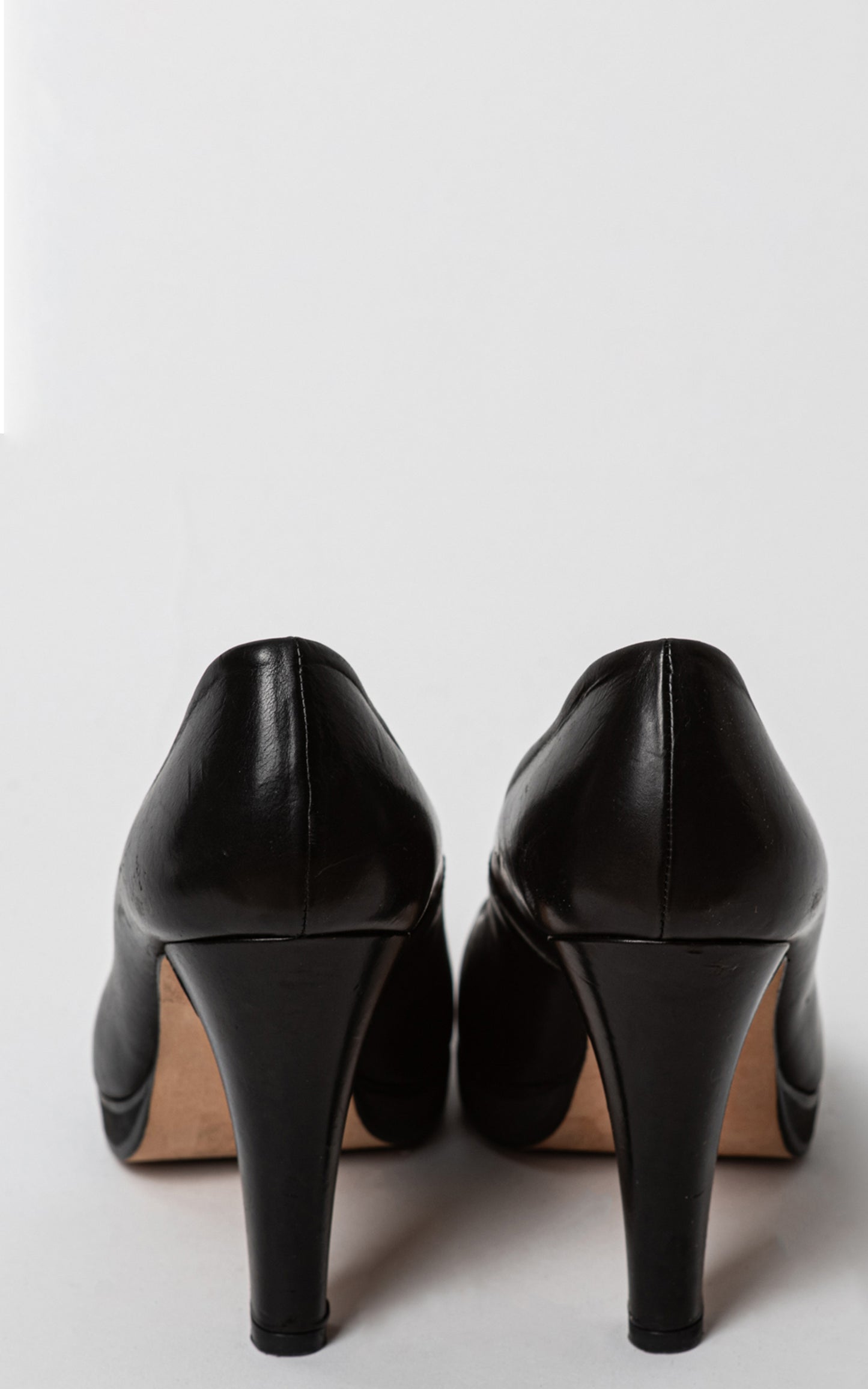 Zapatos negros punta redonda