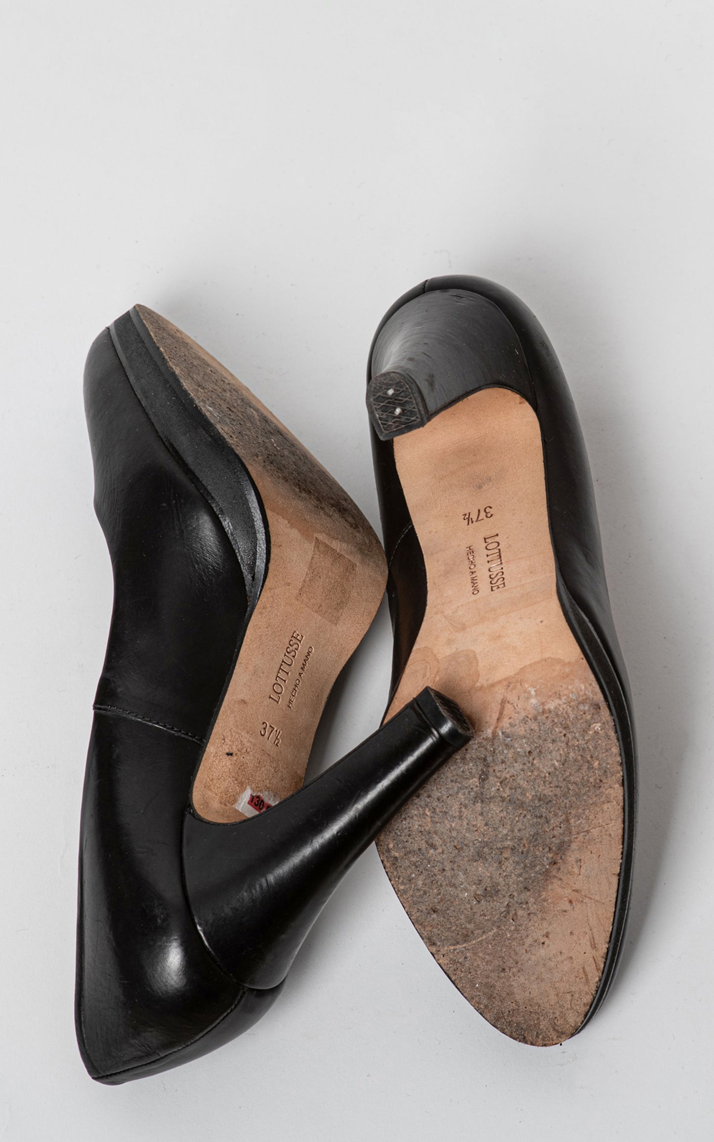 Zapatos negros punta redonda