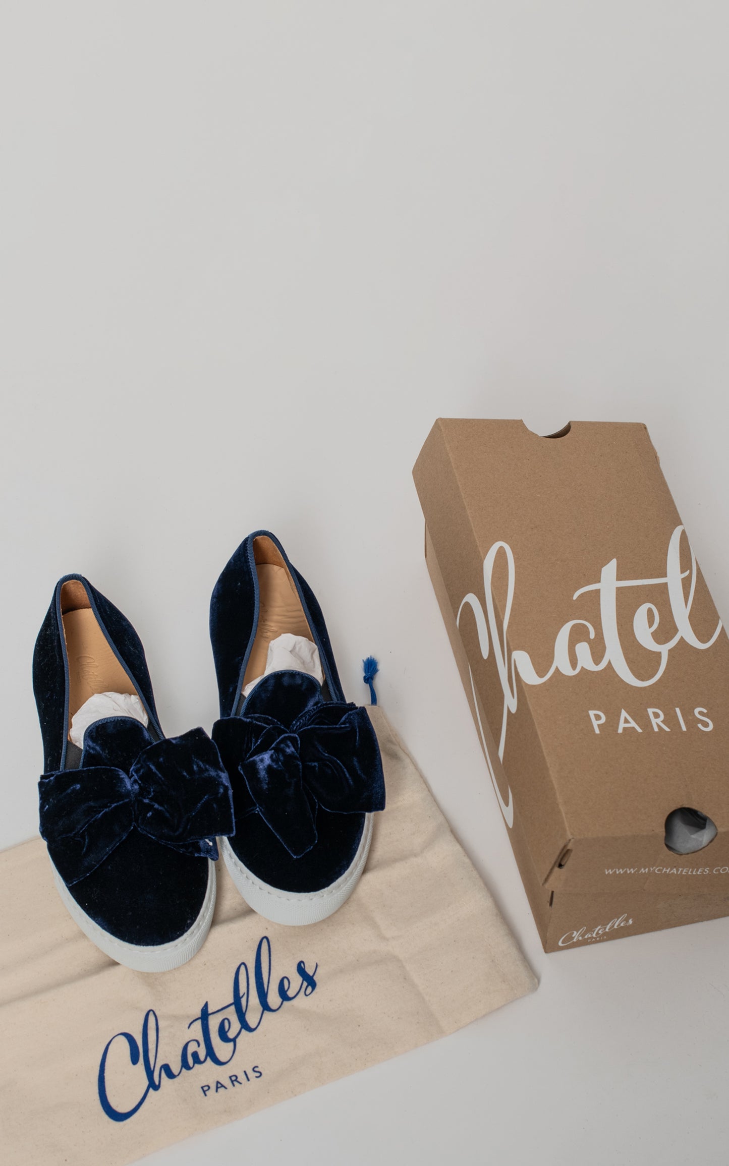 Zapatillas suela goma terciopelo