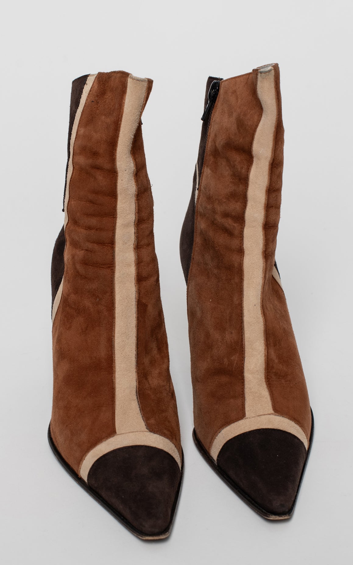 Botines tricolor
