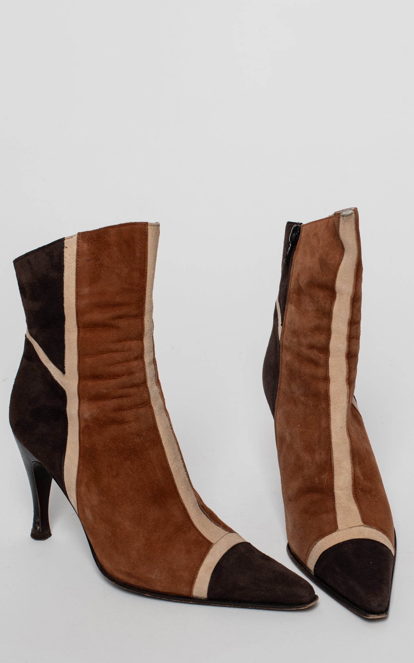Botines tricolor