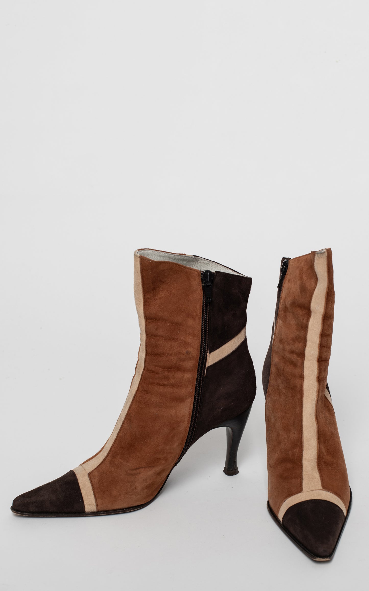 Botines tricolor