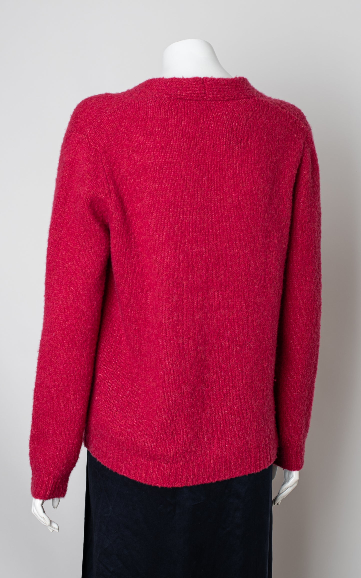 Chaqueta punto frambuesa