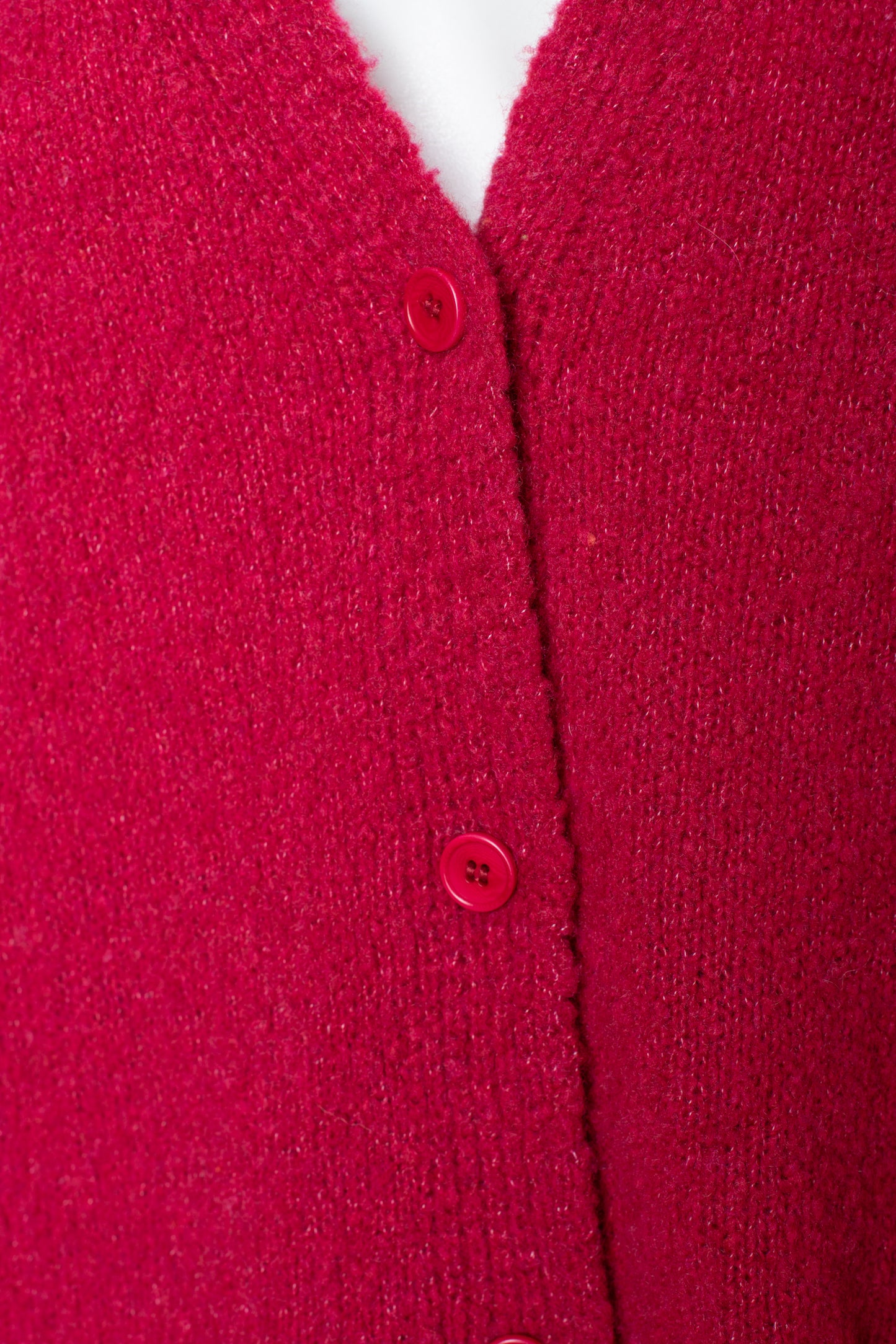 Chaqueta punto frambuesa