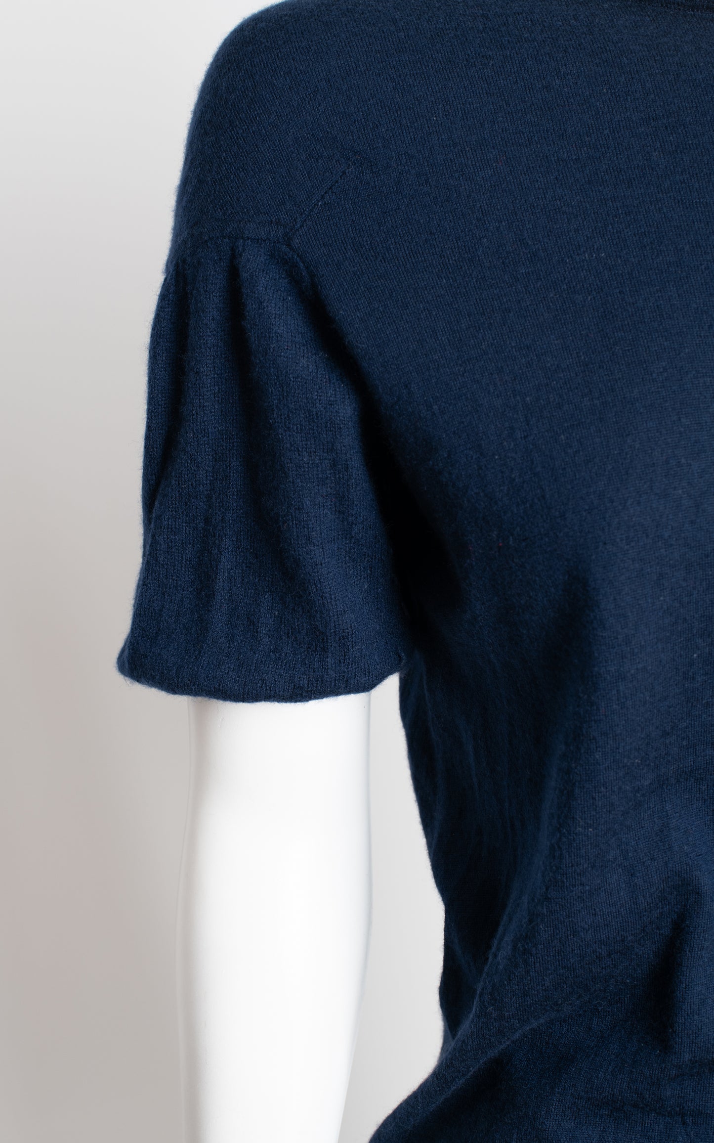 Jersey manga corta azul cashmere