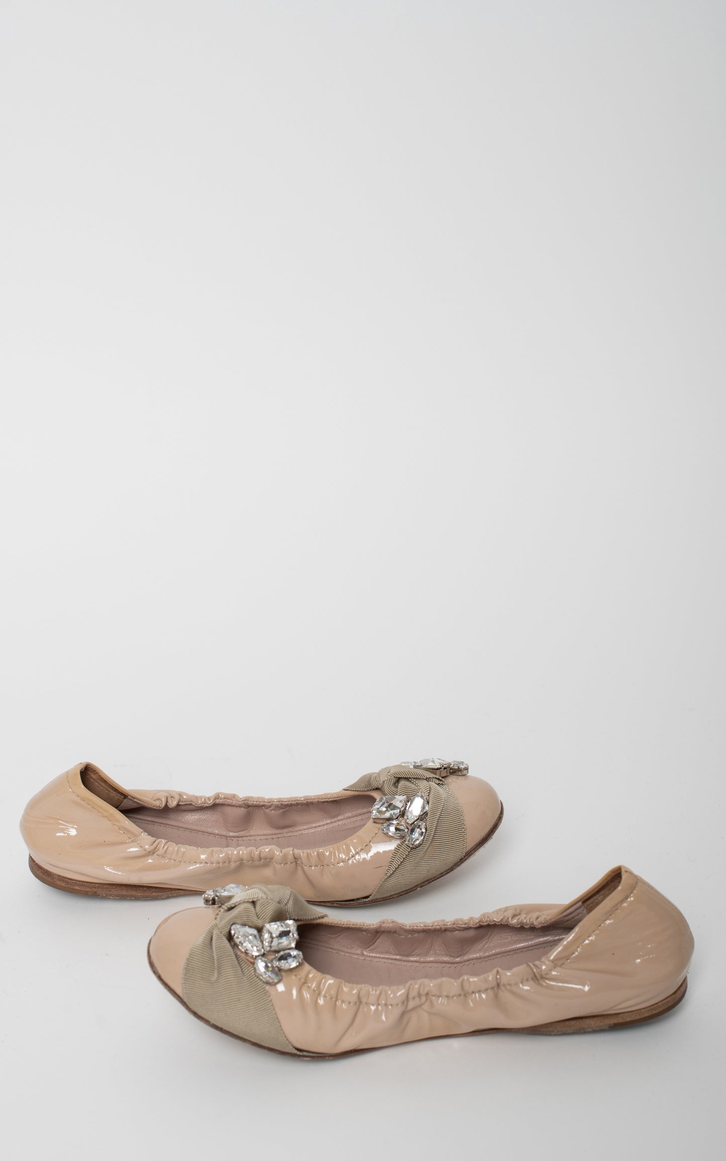 Bailarinas miu miu con fundas