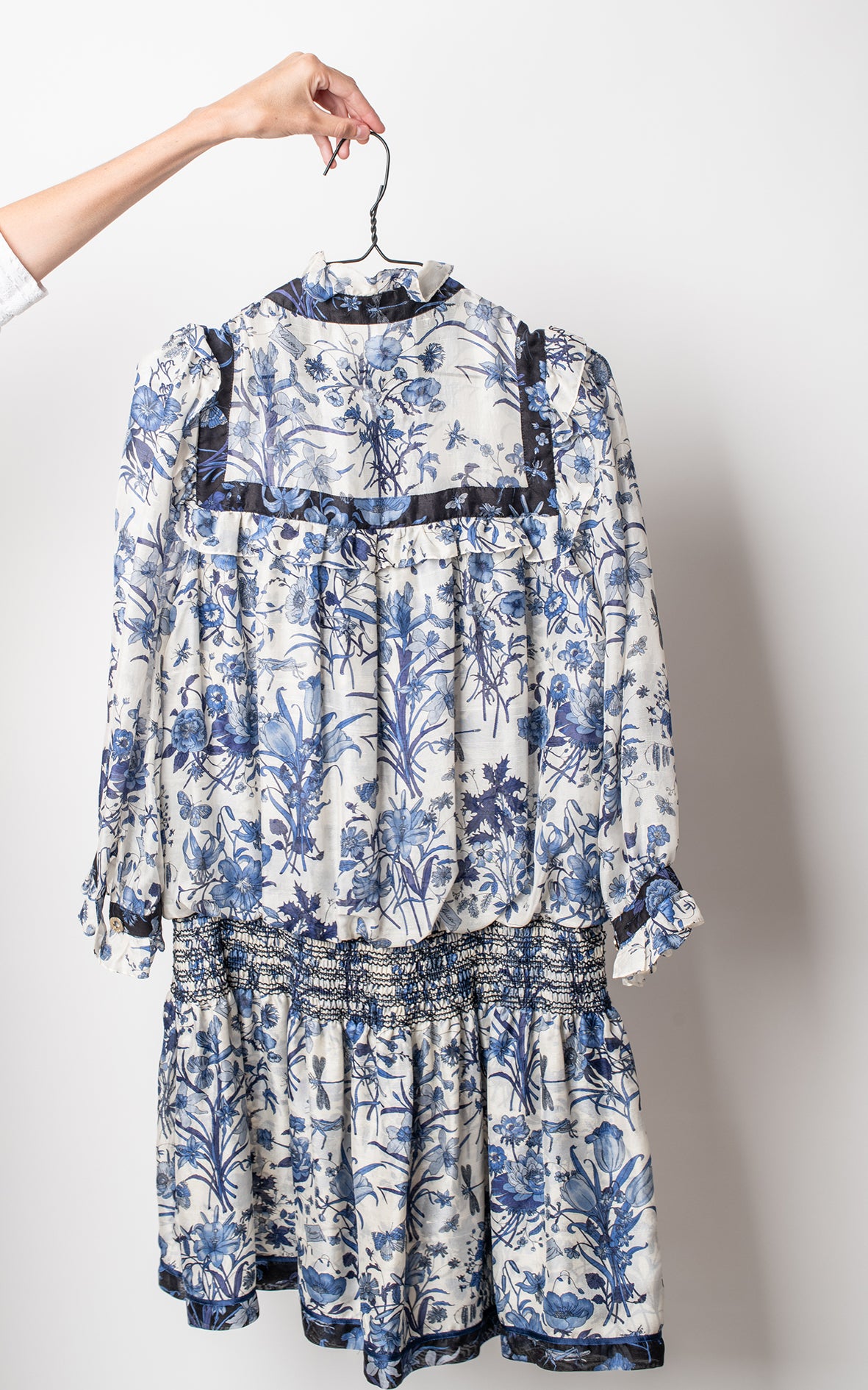 Vestido azul seda - Gucci 2007