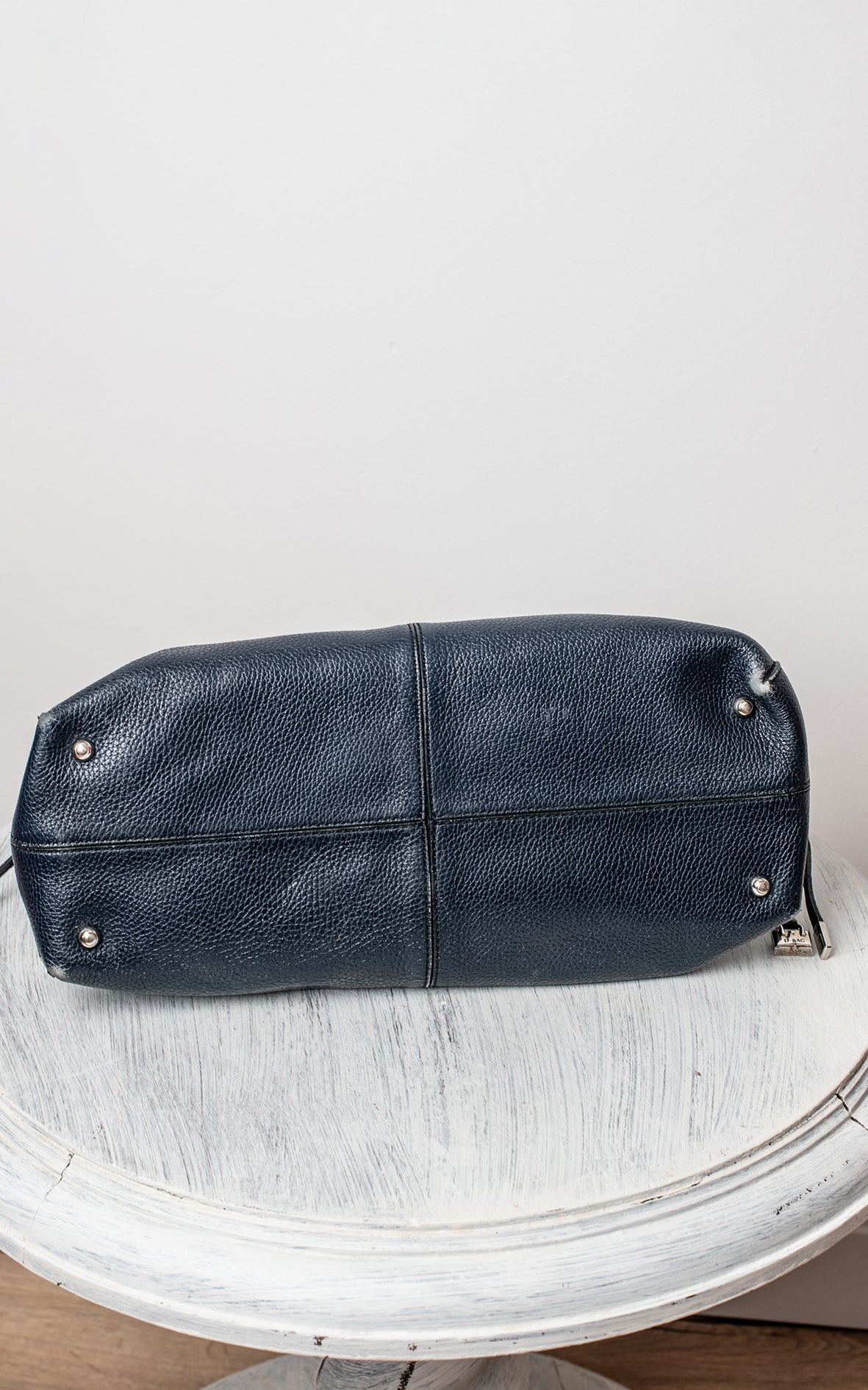 Bolso azul marino maxi