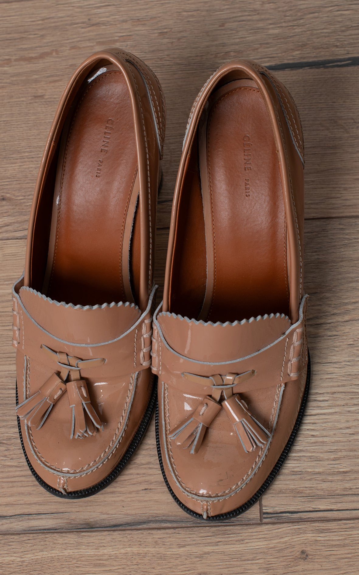 Mocasines con tacón