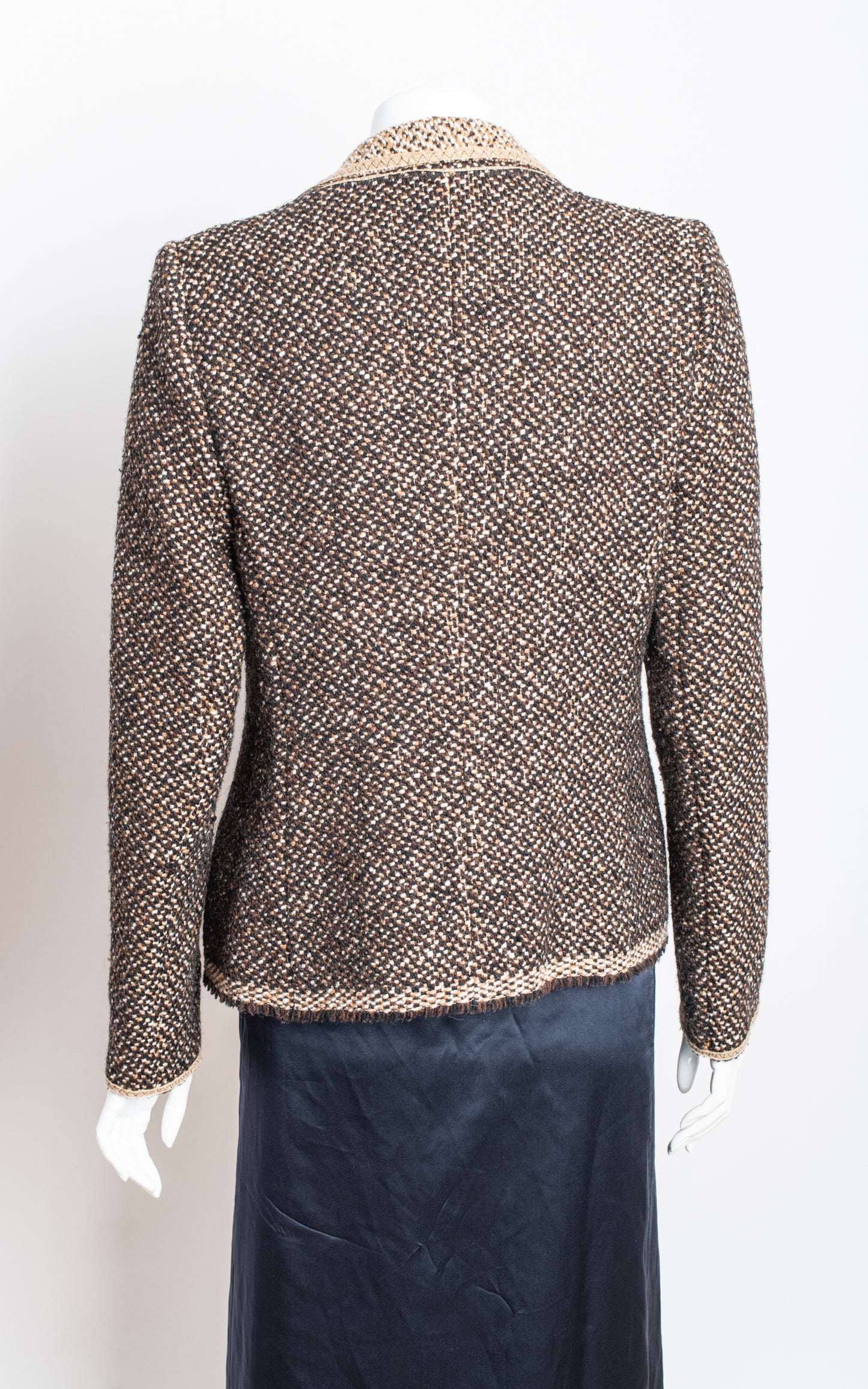 Chaqueta jaspeada marron (FW 2000)