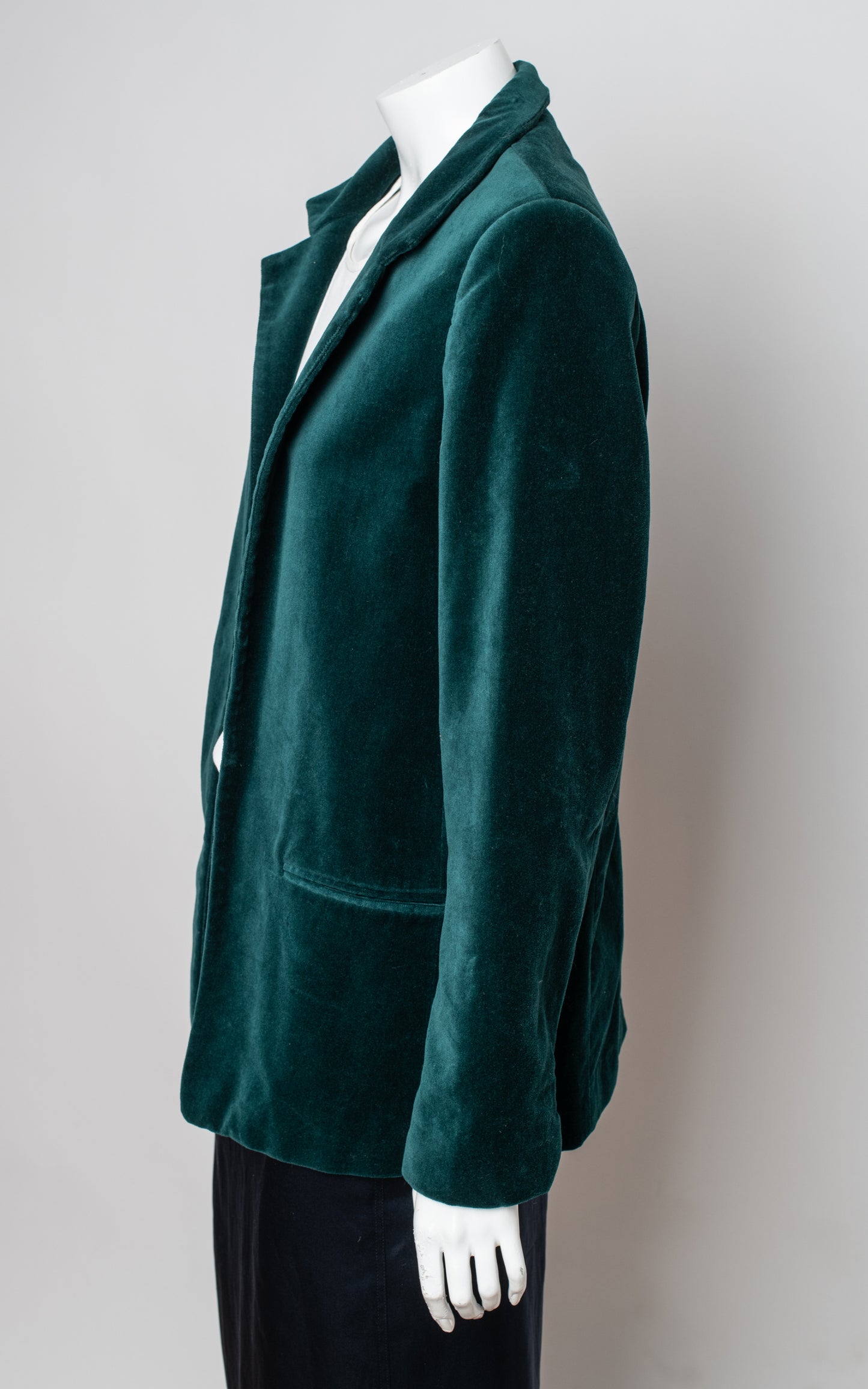 Blaser terciopelo verde
