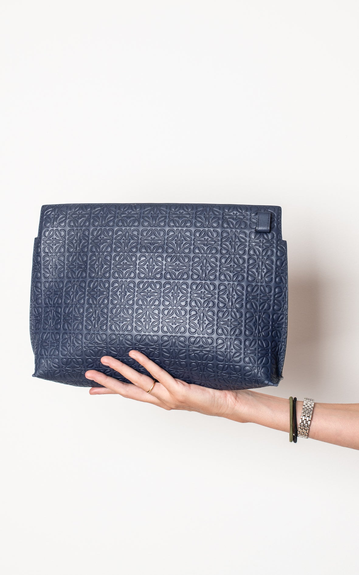 Pochette azul marina