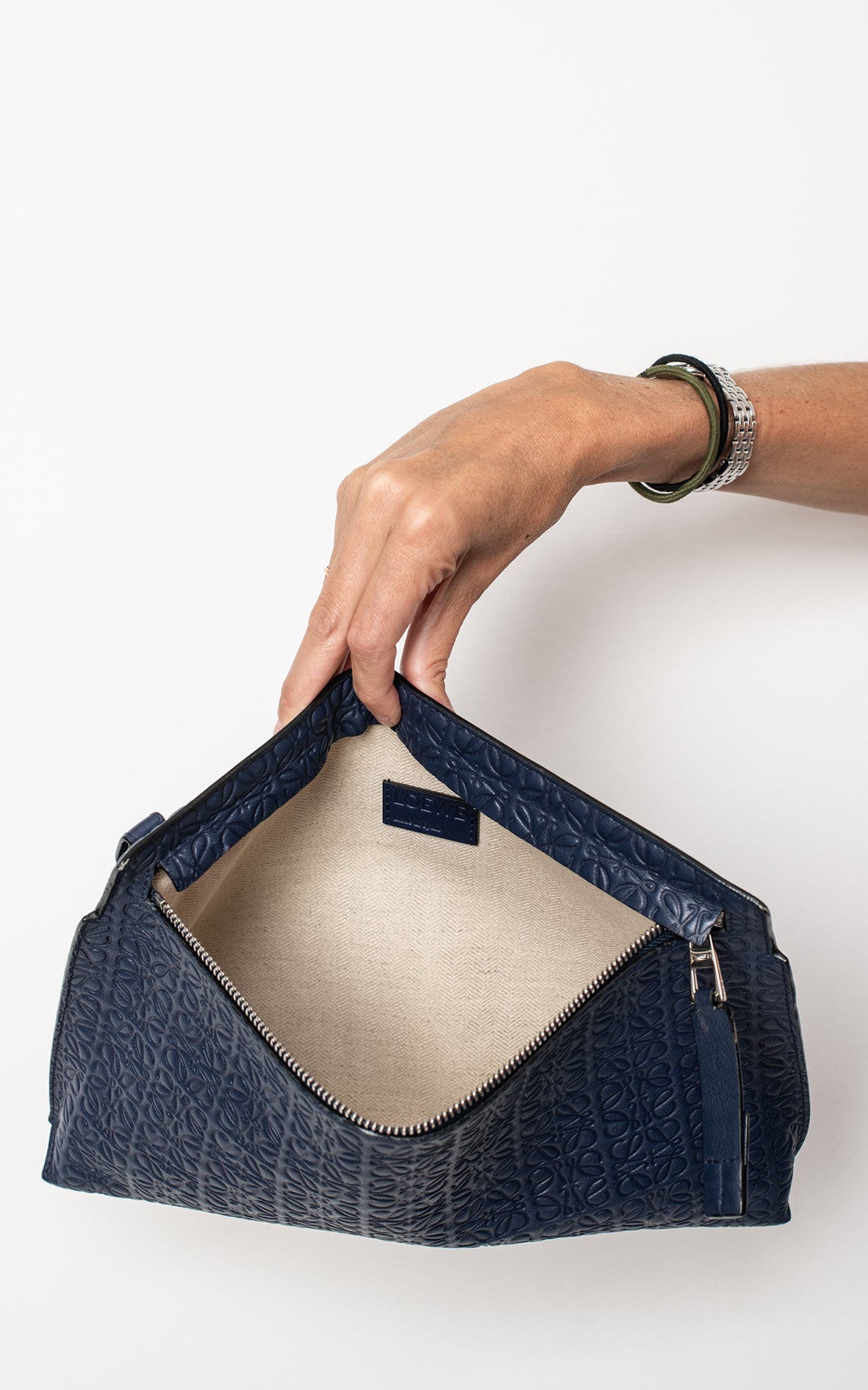 Pochette azul marina