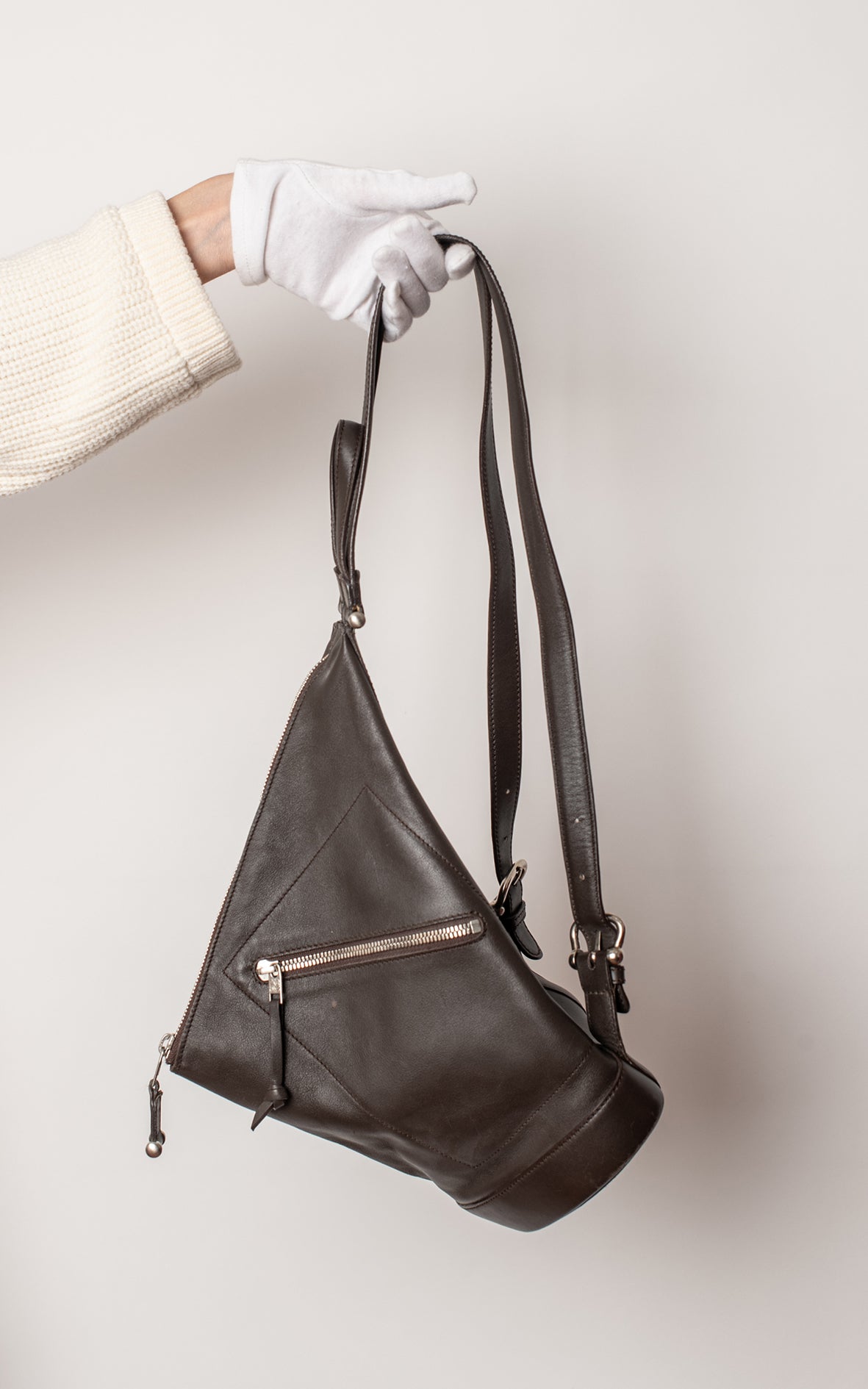 Mochila marrón mini