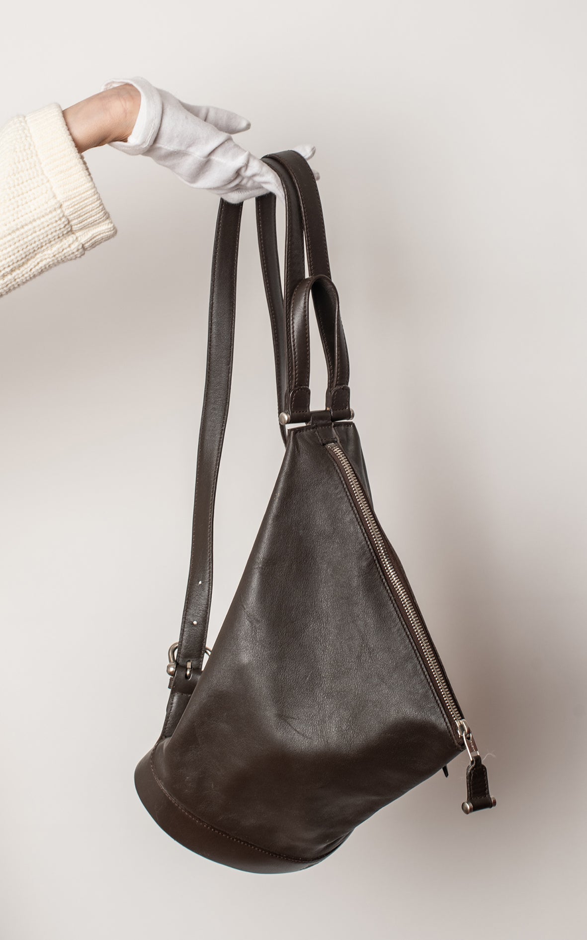 Mochila marrón mini