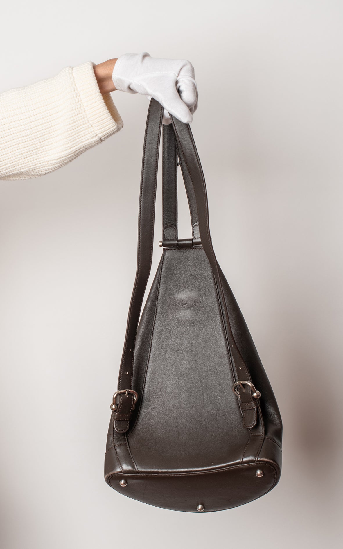 Mochila marrón mini