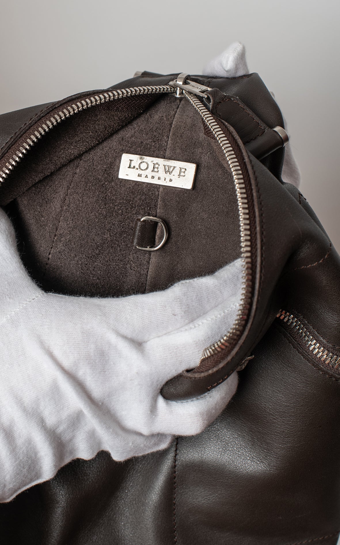 Mochila marrón mini
