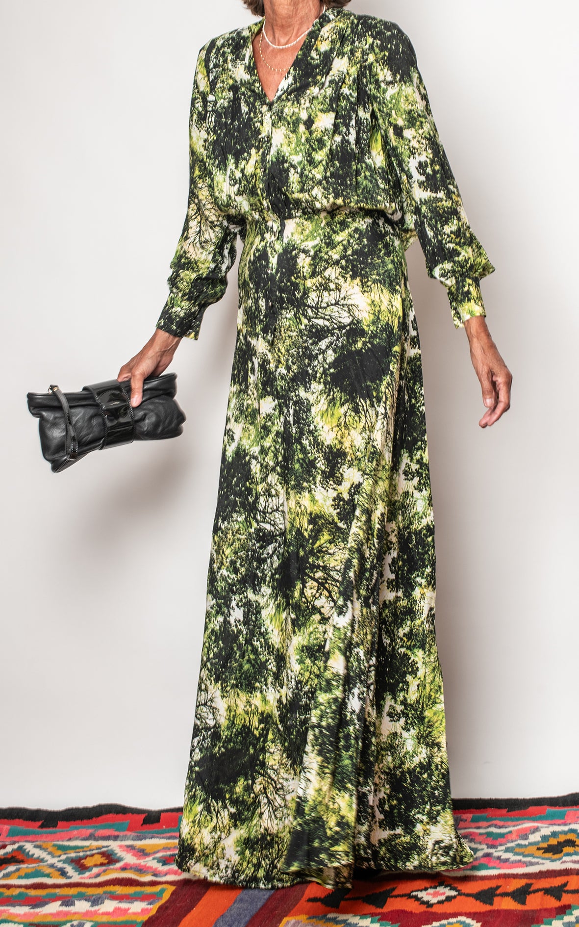 Vestido estampado forest