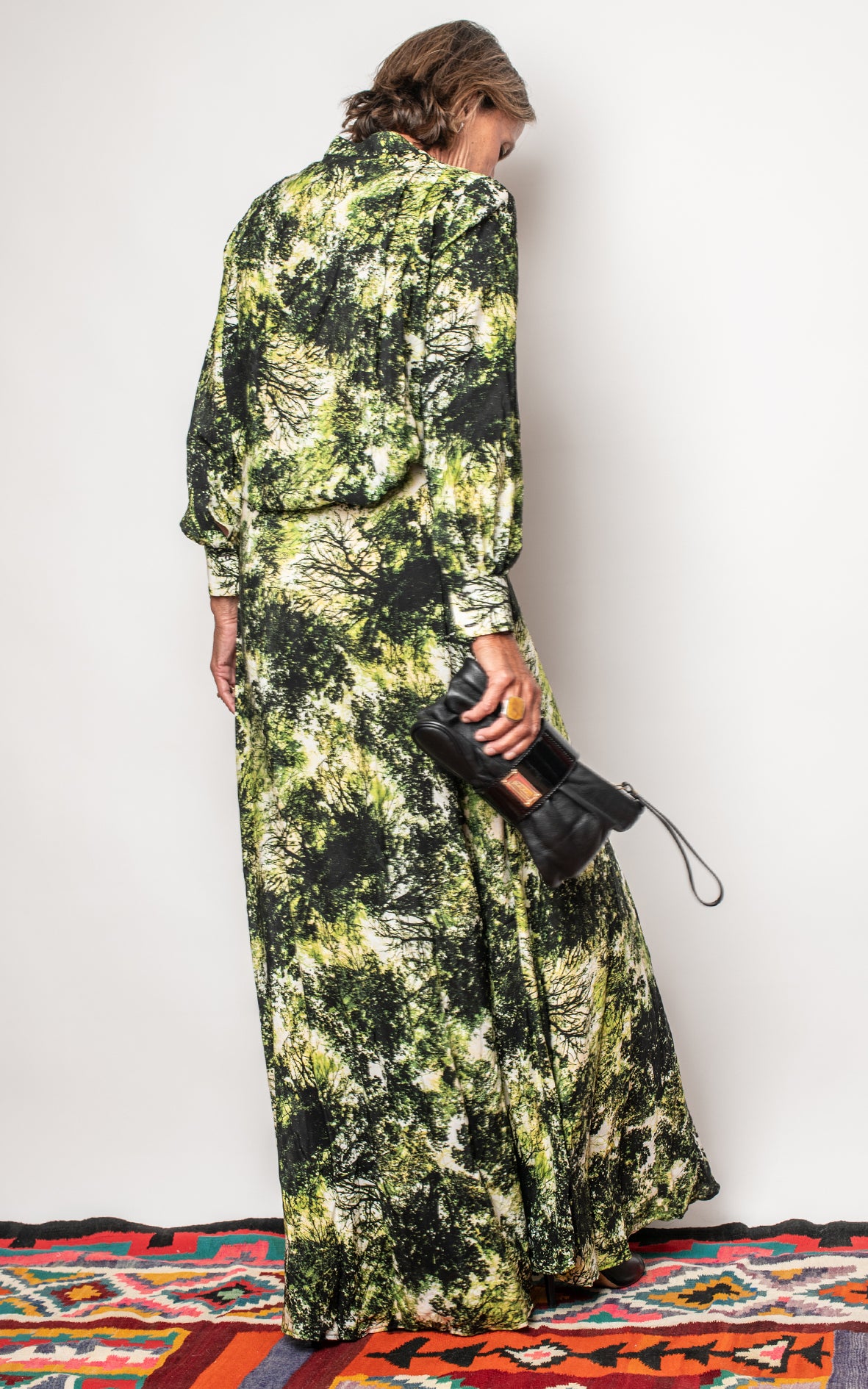 Vestido estampado forest