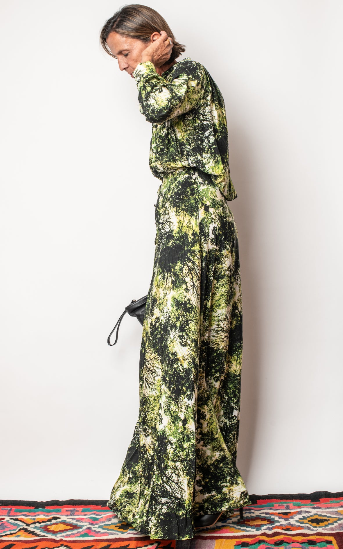 Vestido estampado forest