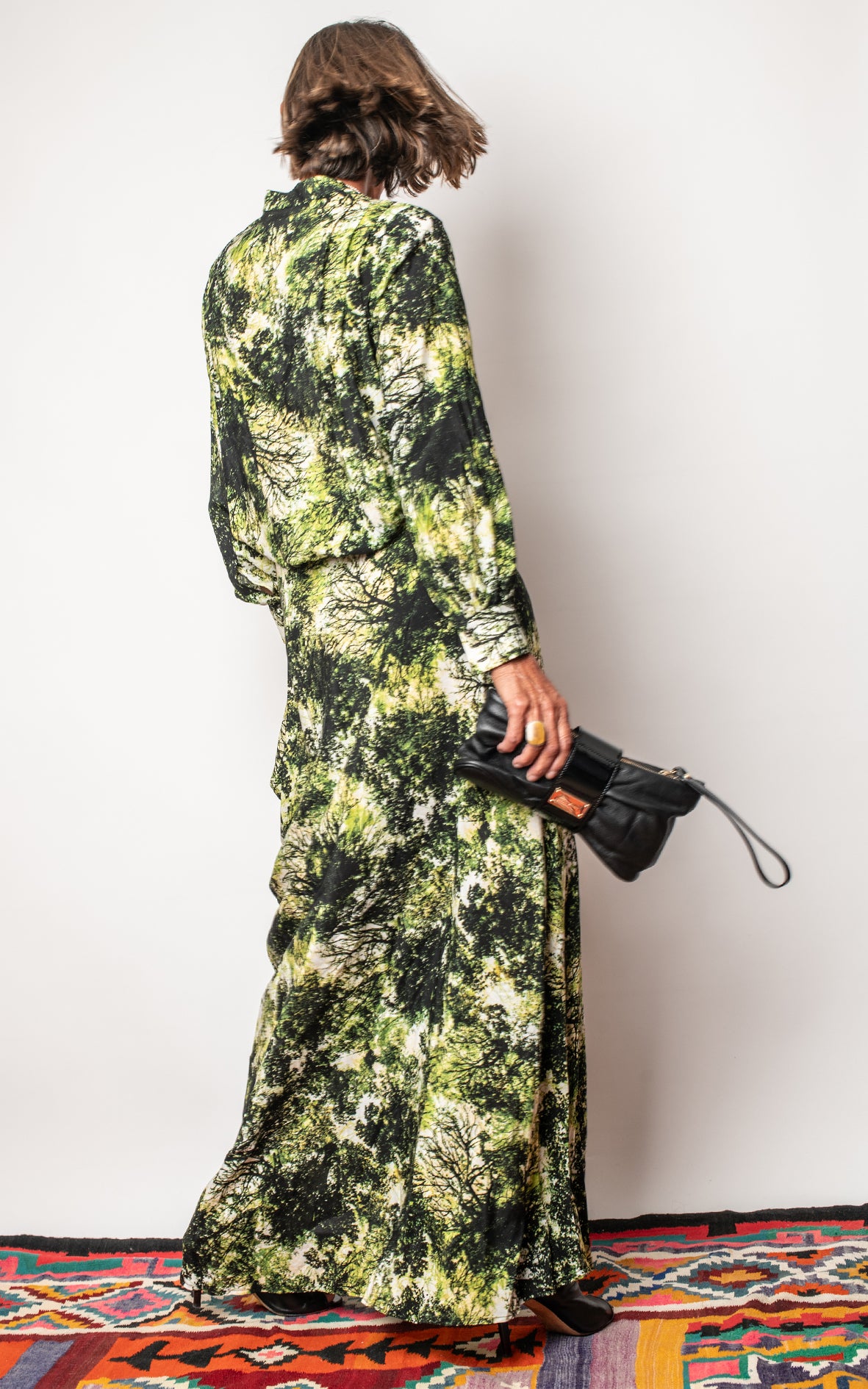 Vestido estampado forest