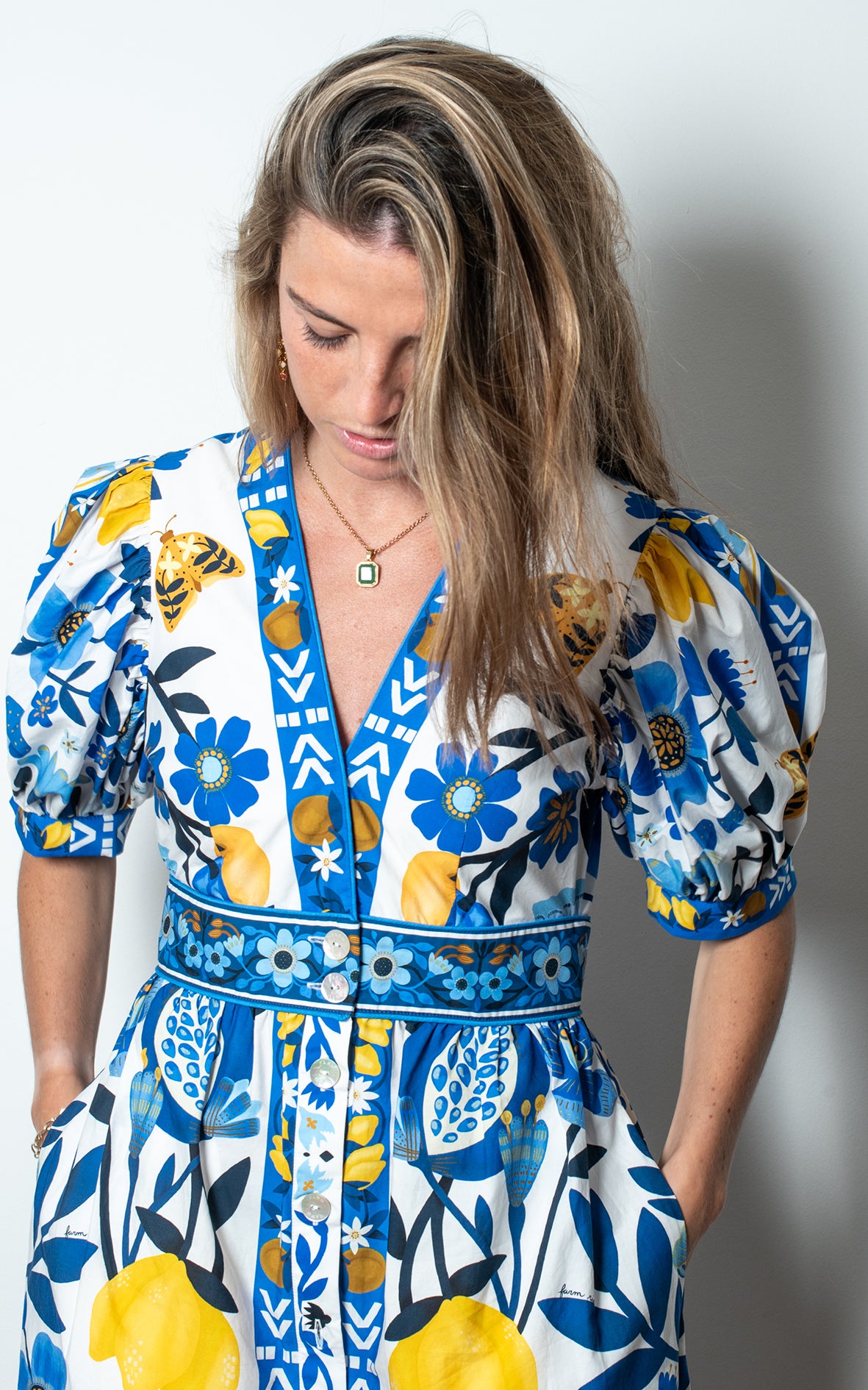 Vestido inspiración italiana