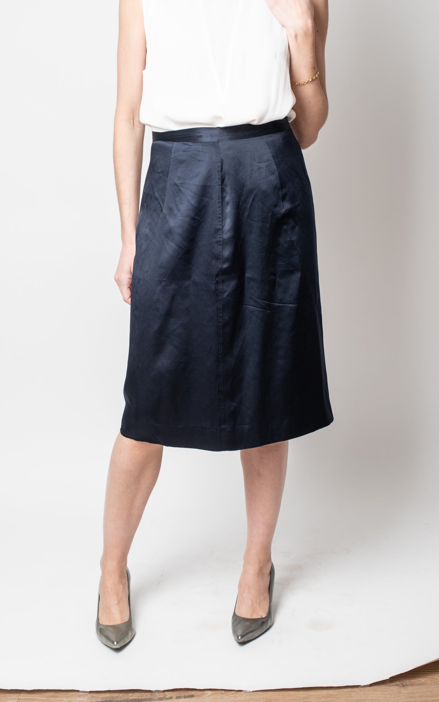 Falda azul marina