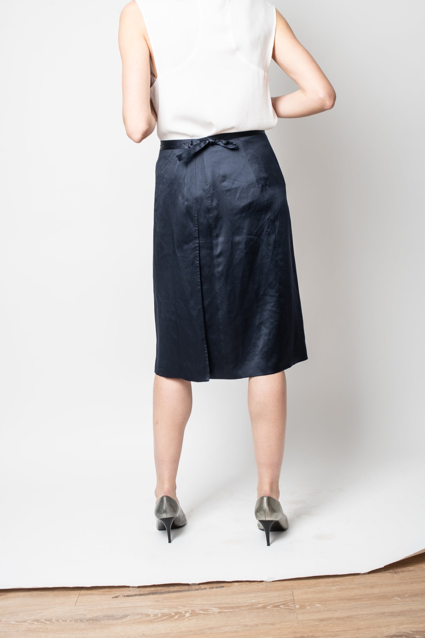 Falda azul marina