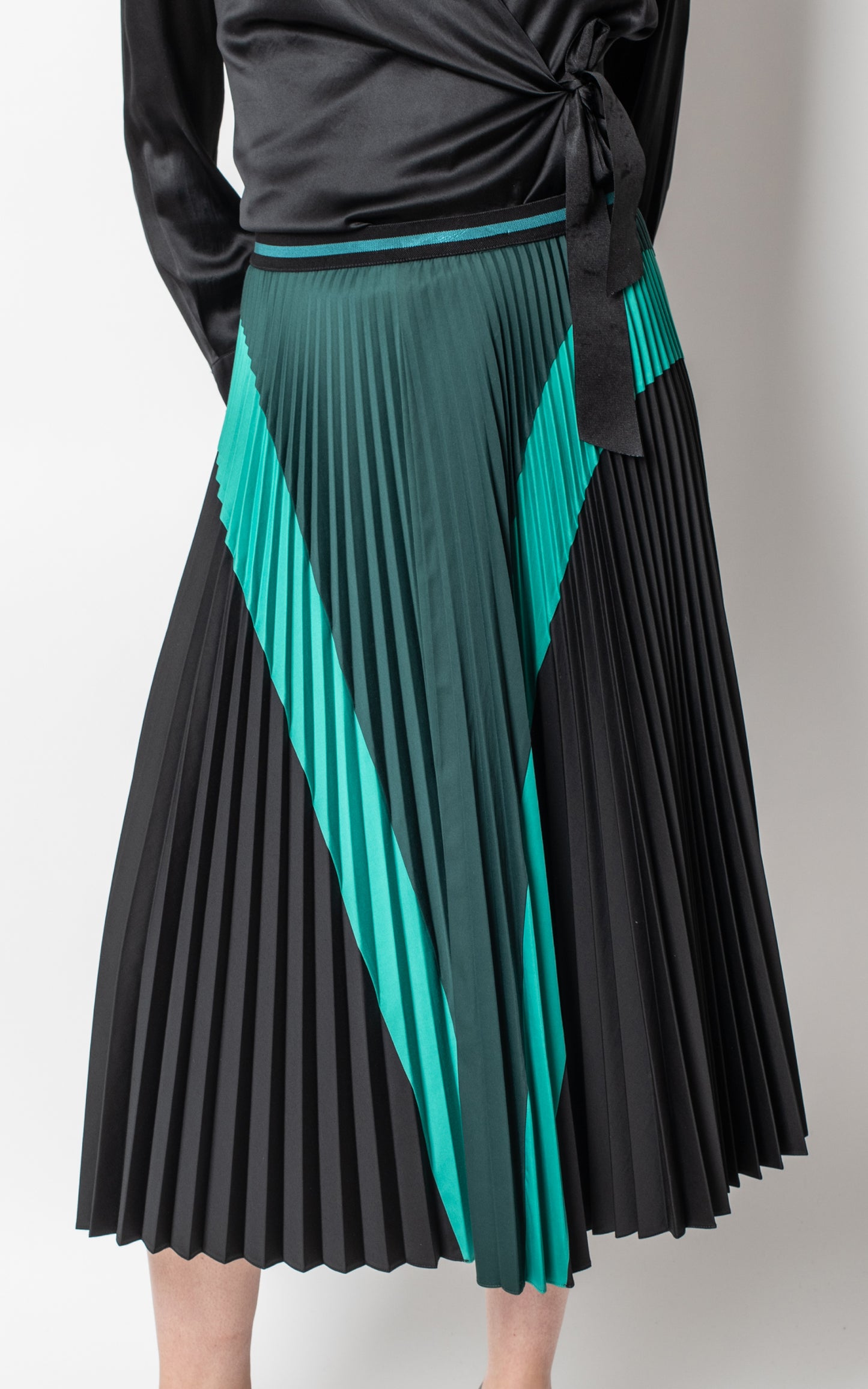 Falda tablas verde