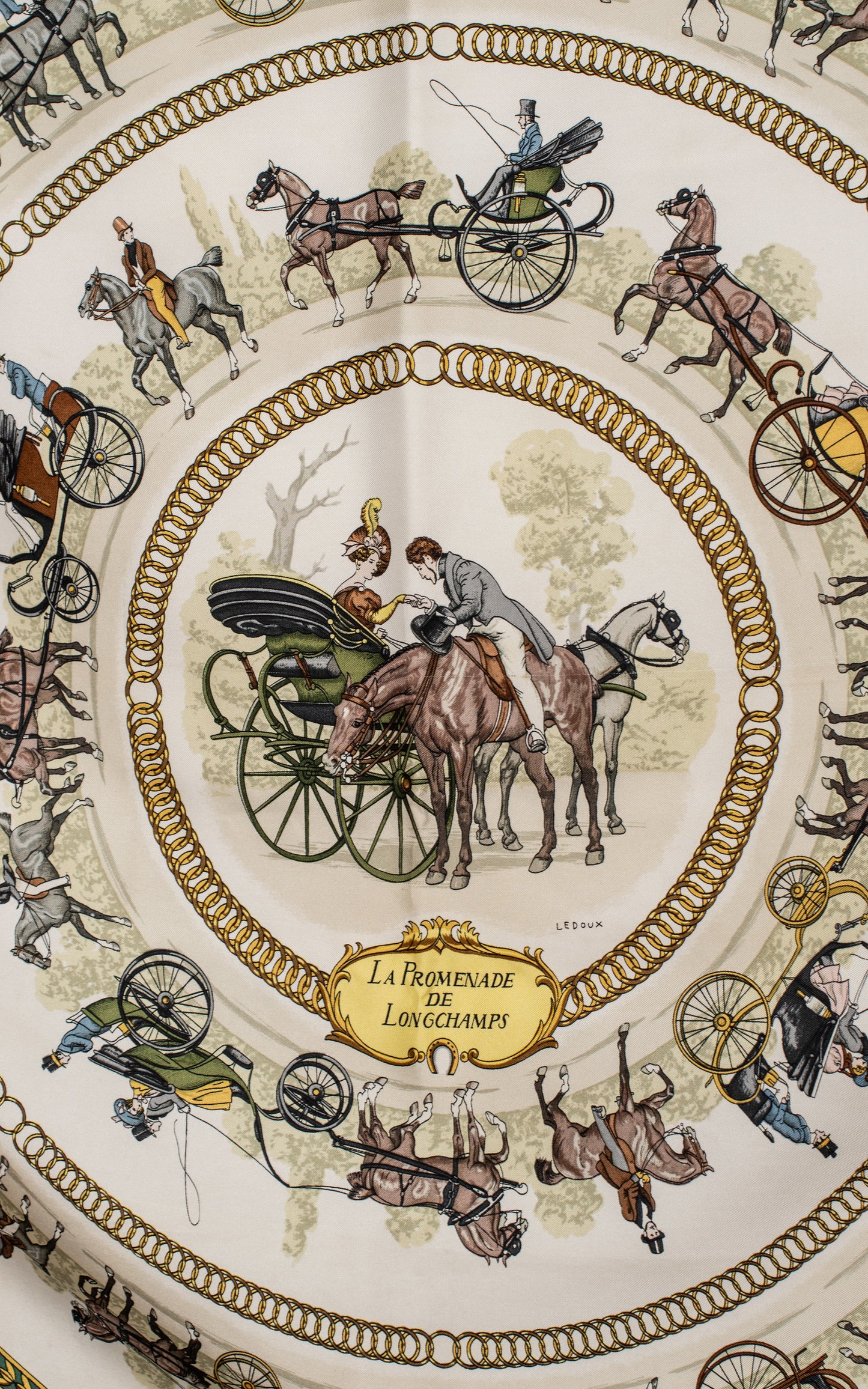 Pañuelo - "La promenade de longchamps"