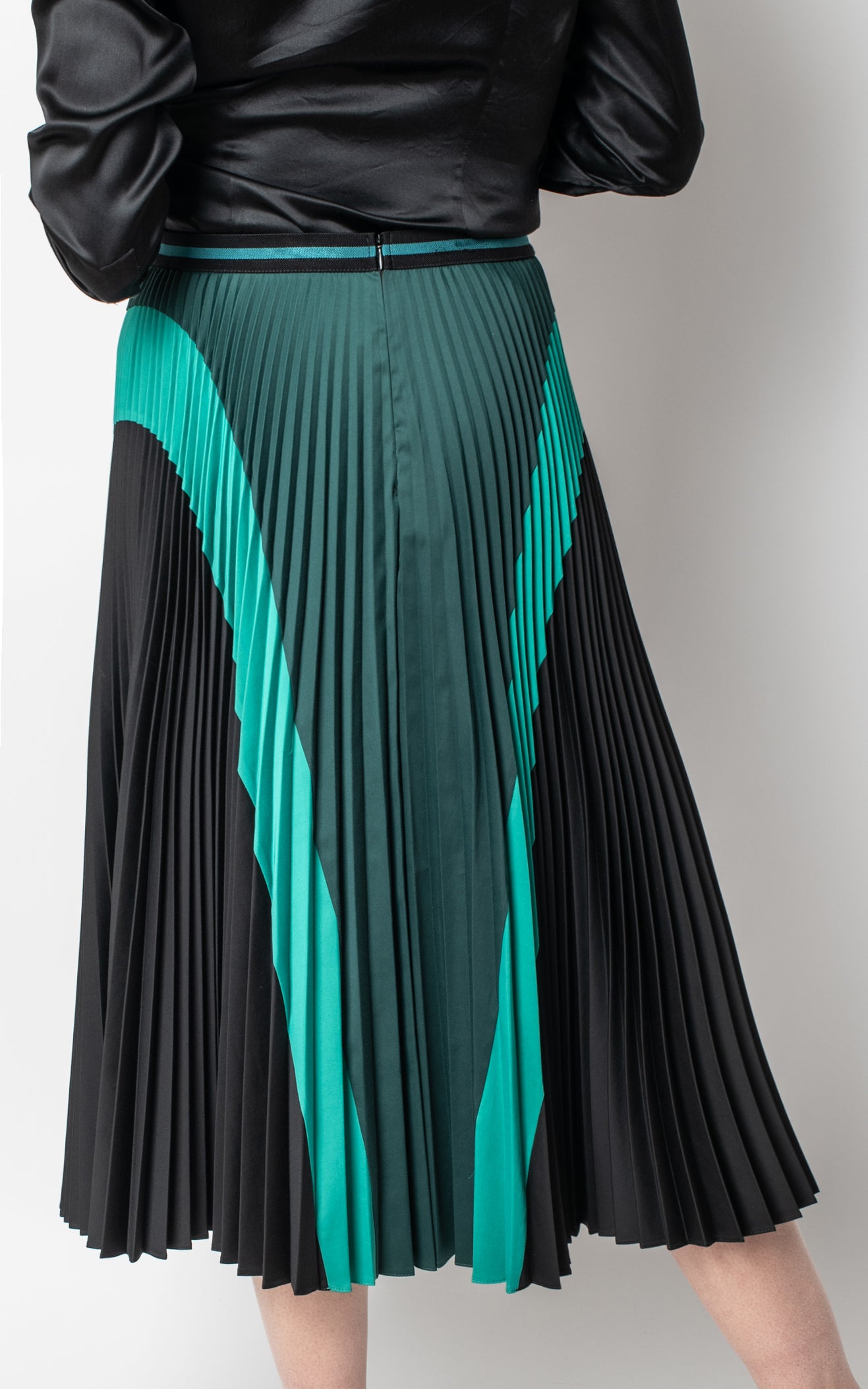 Falda tablas verde
