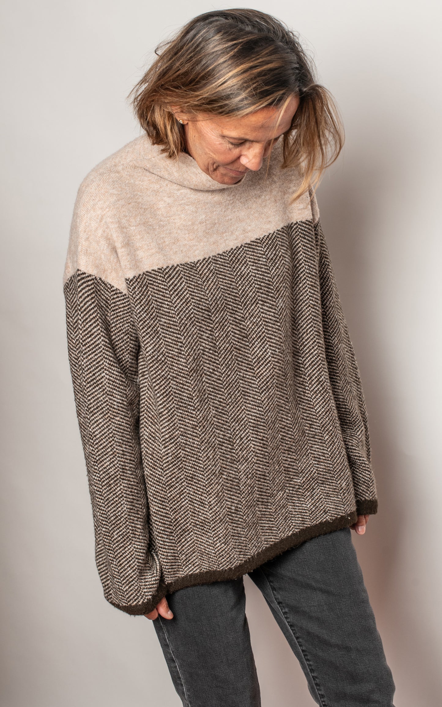 Jersey cuello chimenea