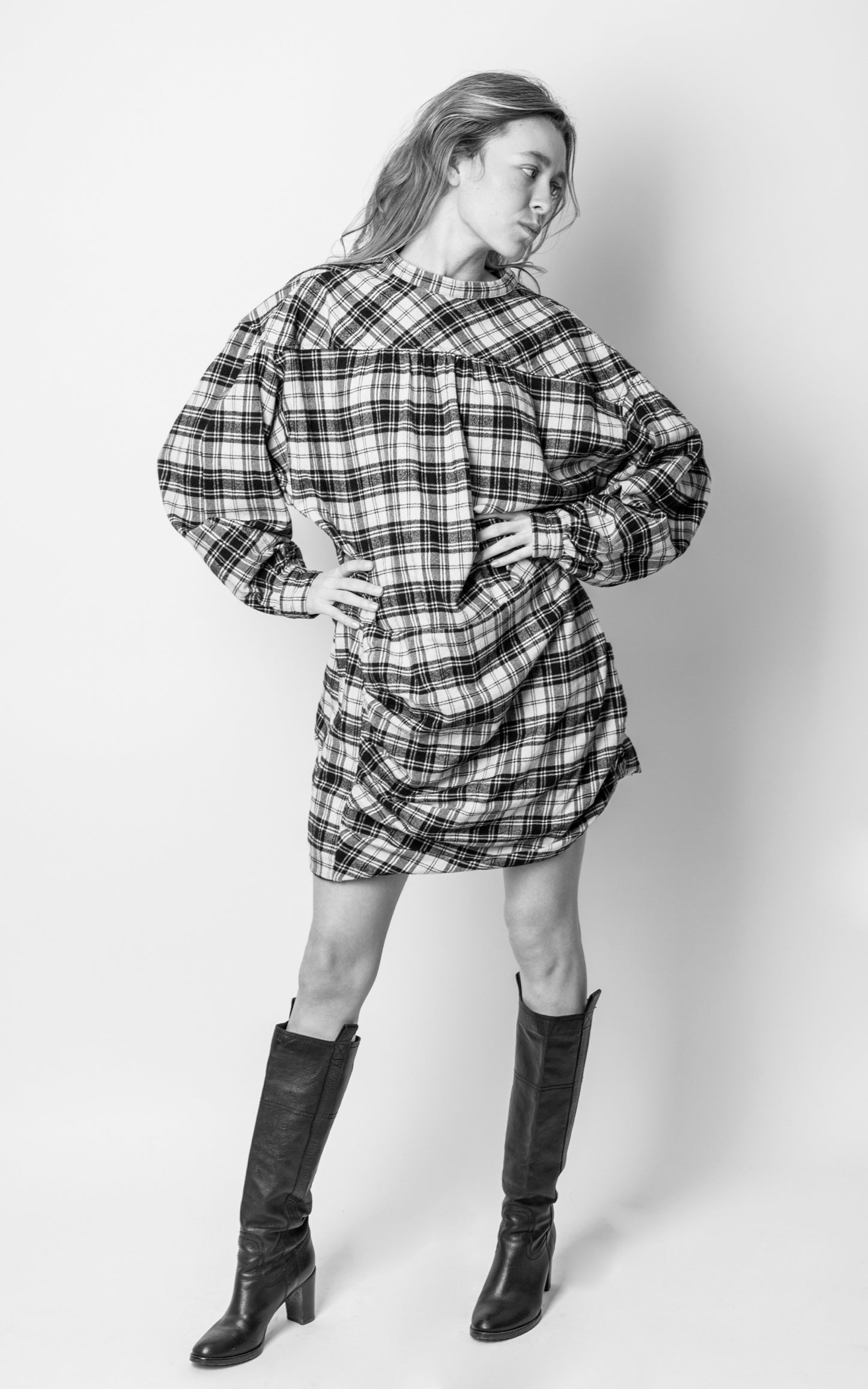 Vestido de cuadros