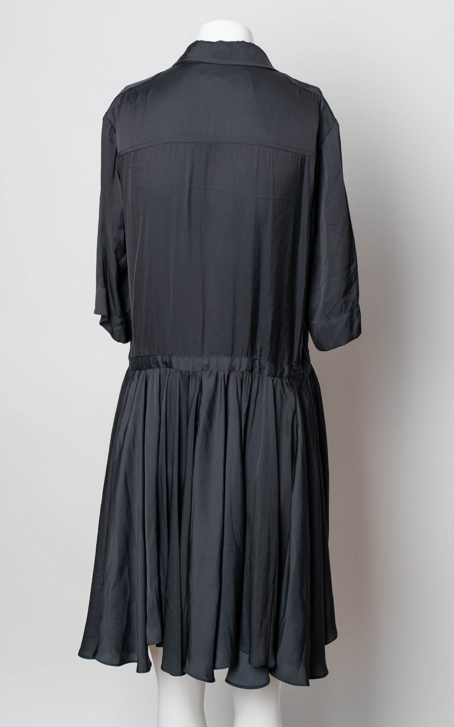Vestido negro botones corto lazo cintura Zadig & Voltaire