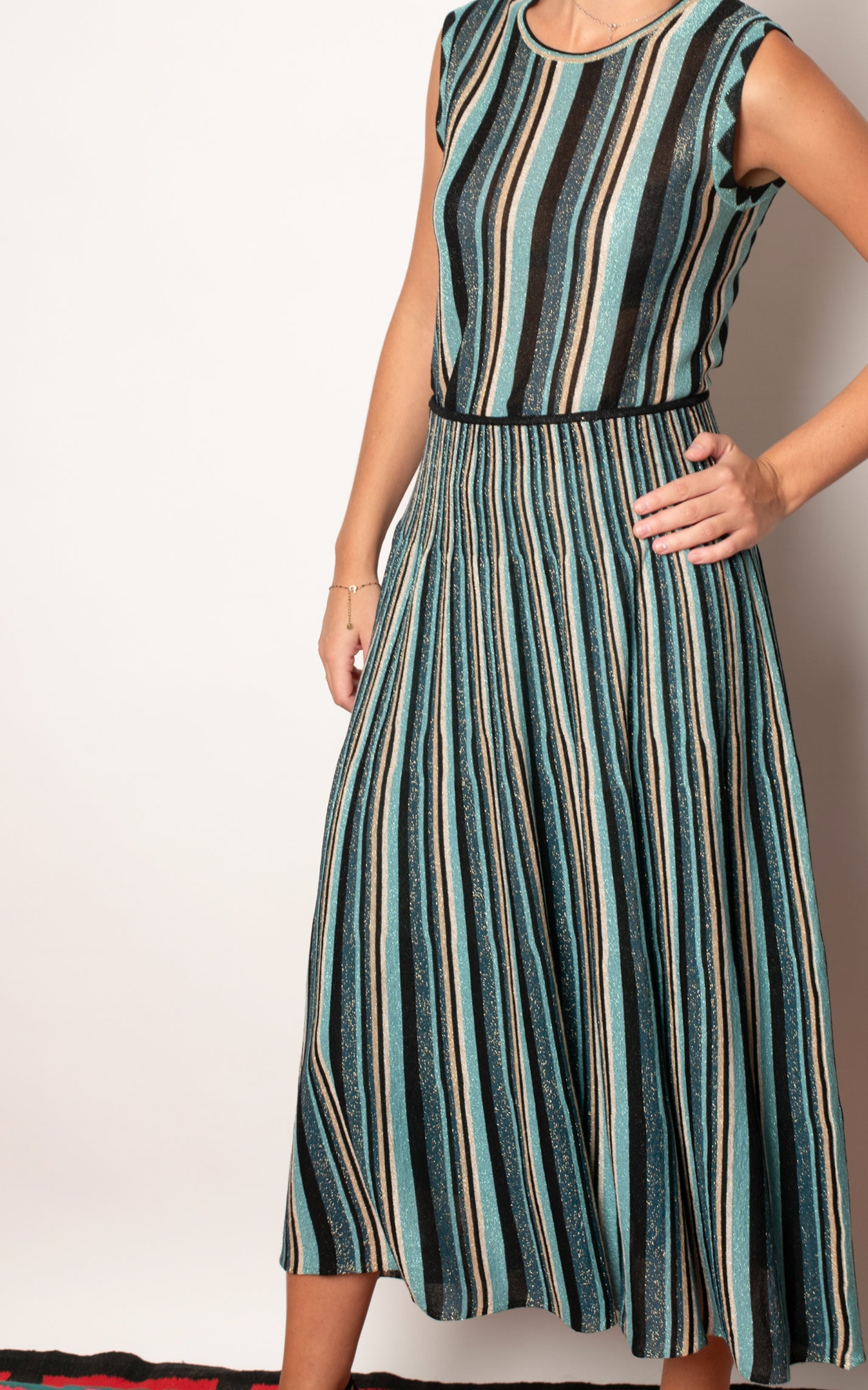 Vestido de punto lúrex