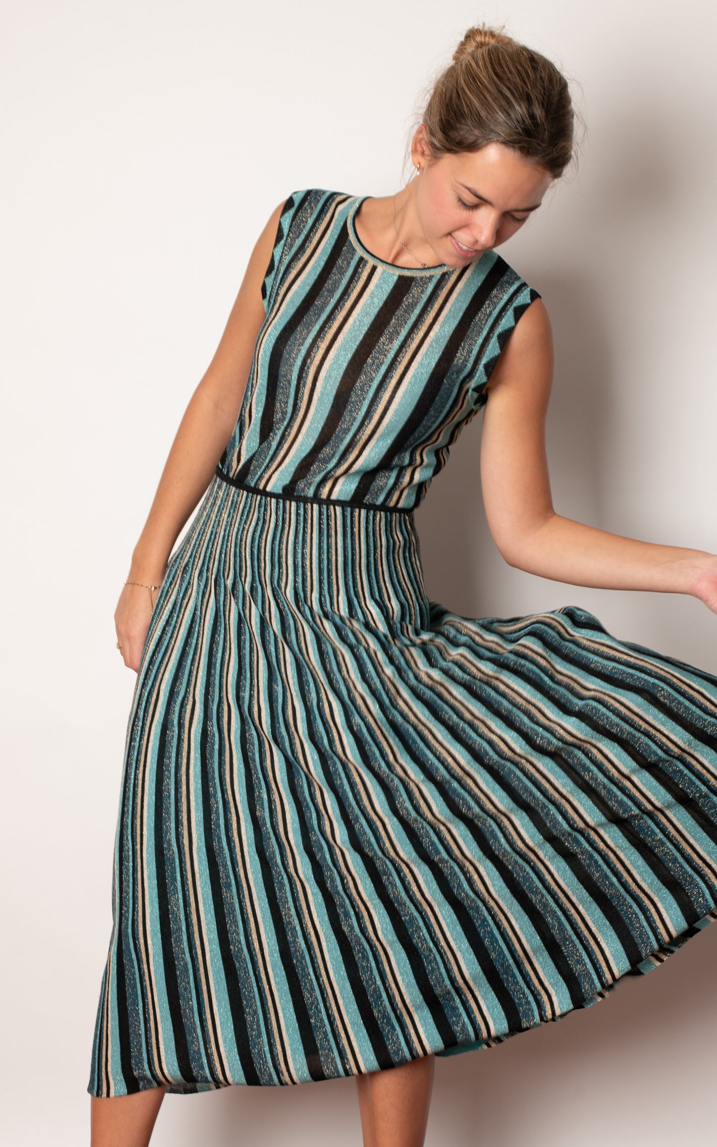 Vestido de punto lúrex