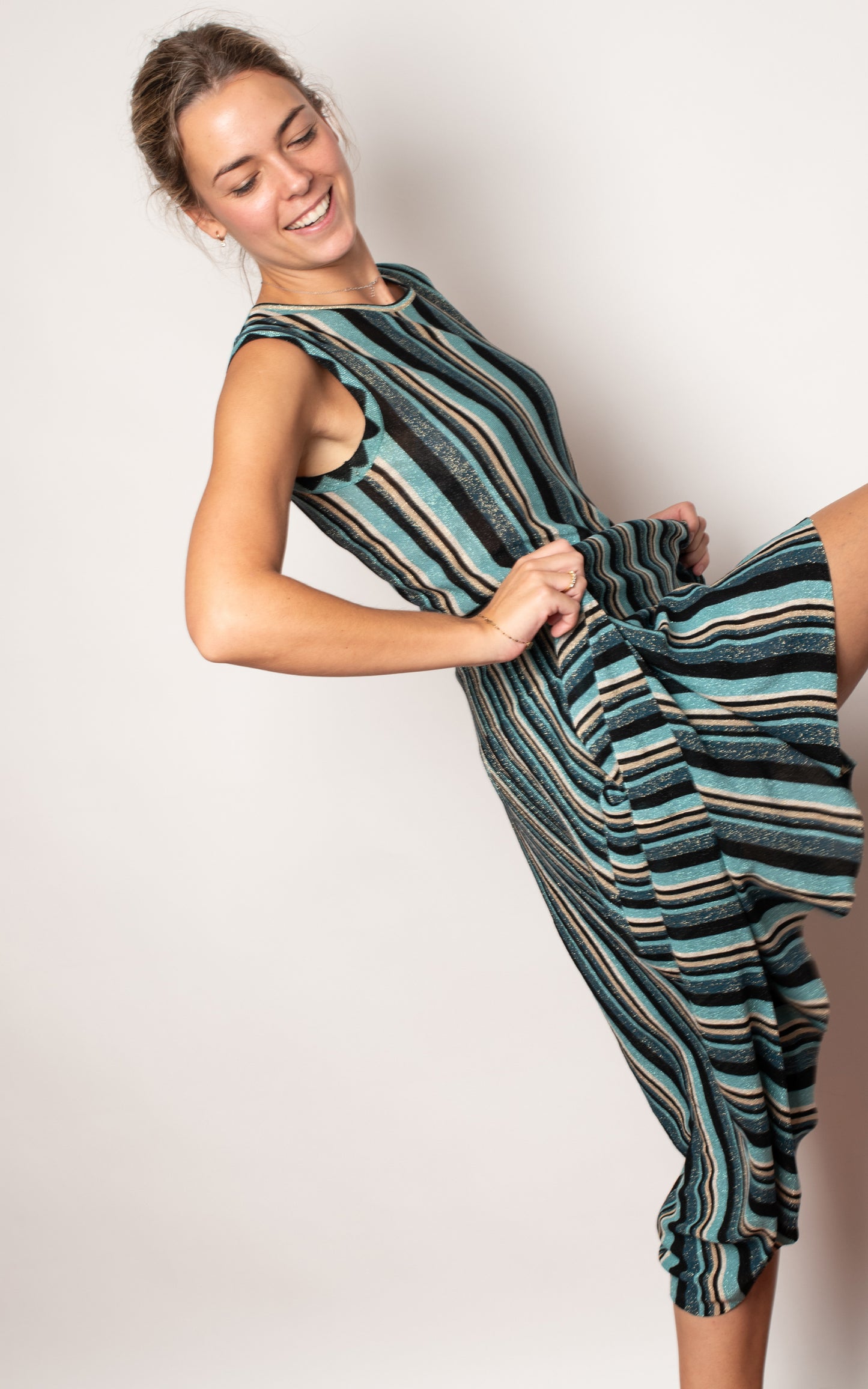 Vestido de punto lúrex