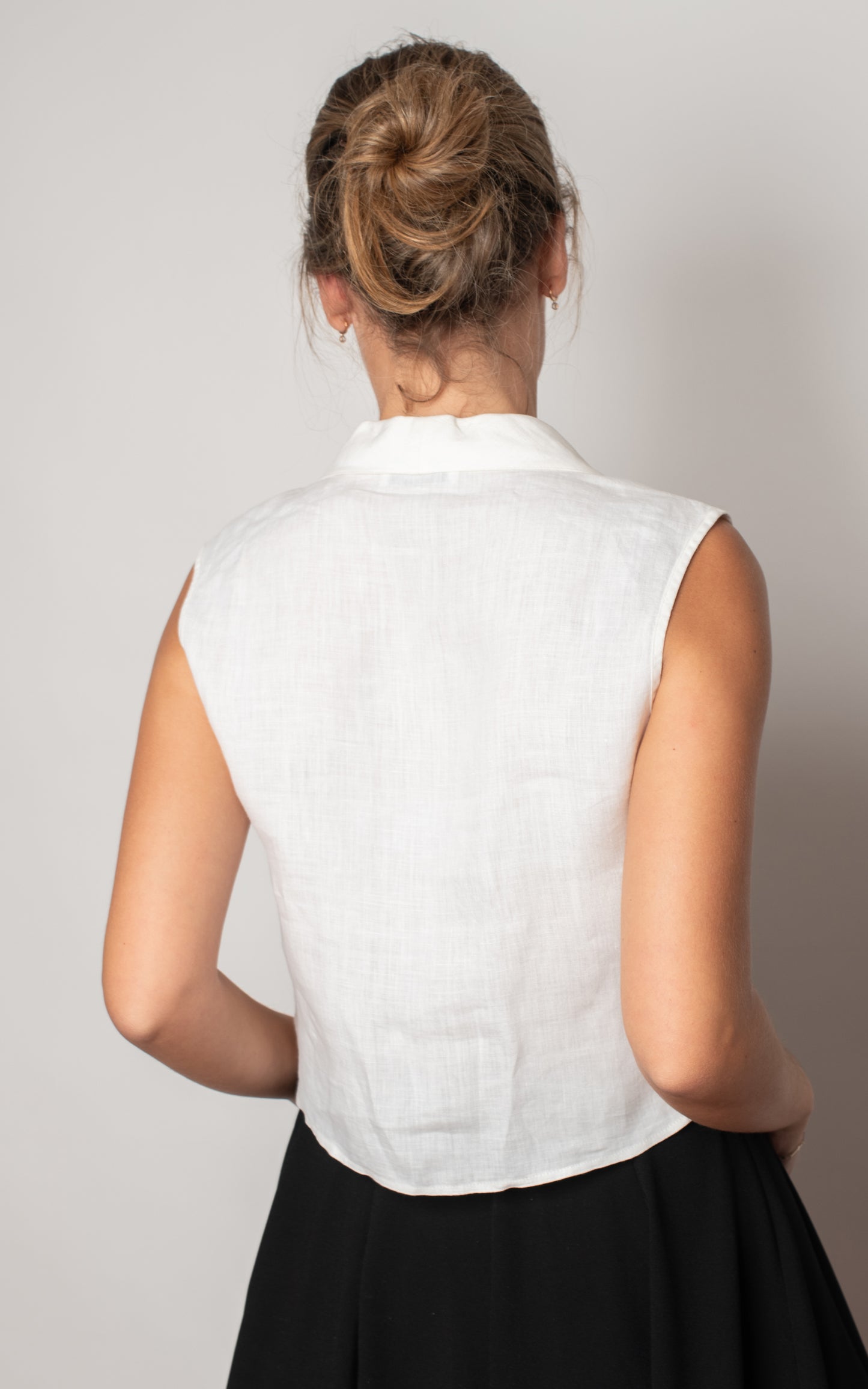 Camisa blanca cuellos