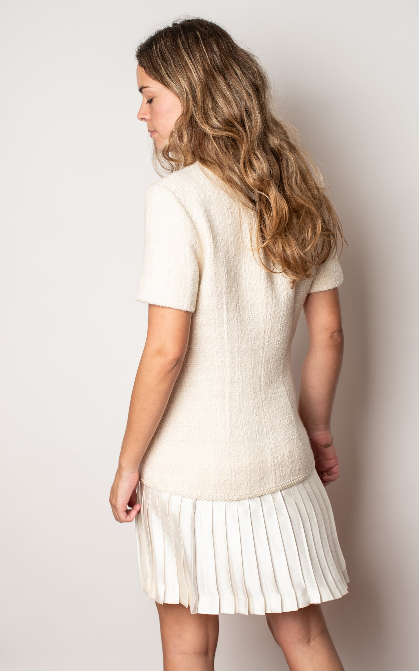 Vestido beige